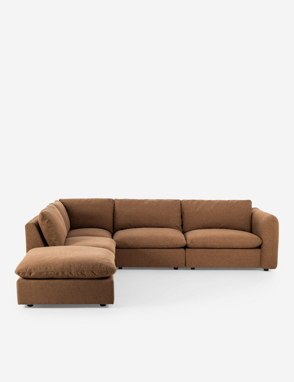 Lulu and Georgia - Verbena 4-Piece Sectional Sofa With Ottoman