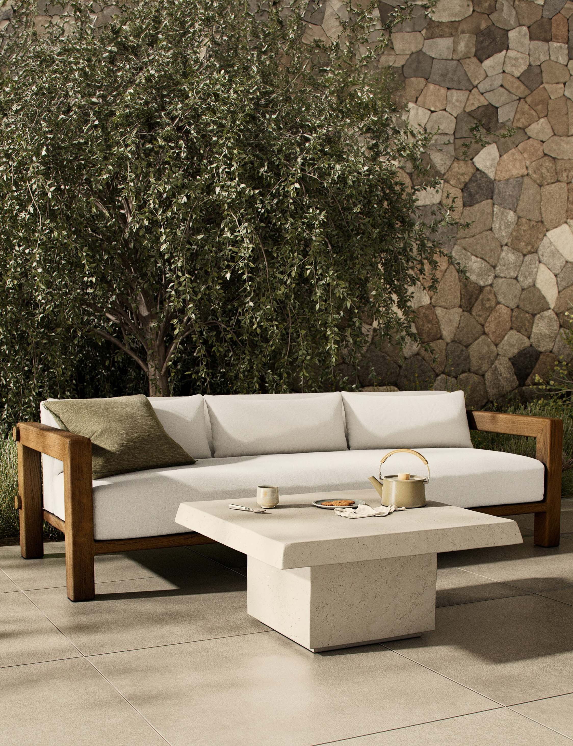 Lulu and Georgia - Avila Indoor / Outdoor Square Coffee Table by Amber Lewis x Four Hands