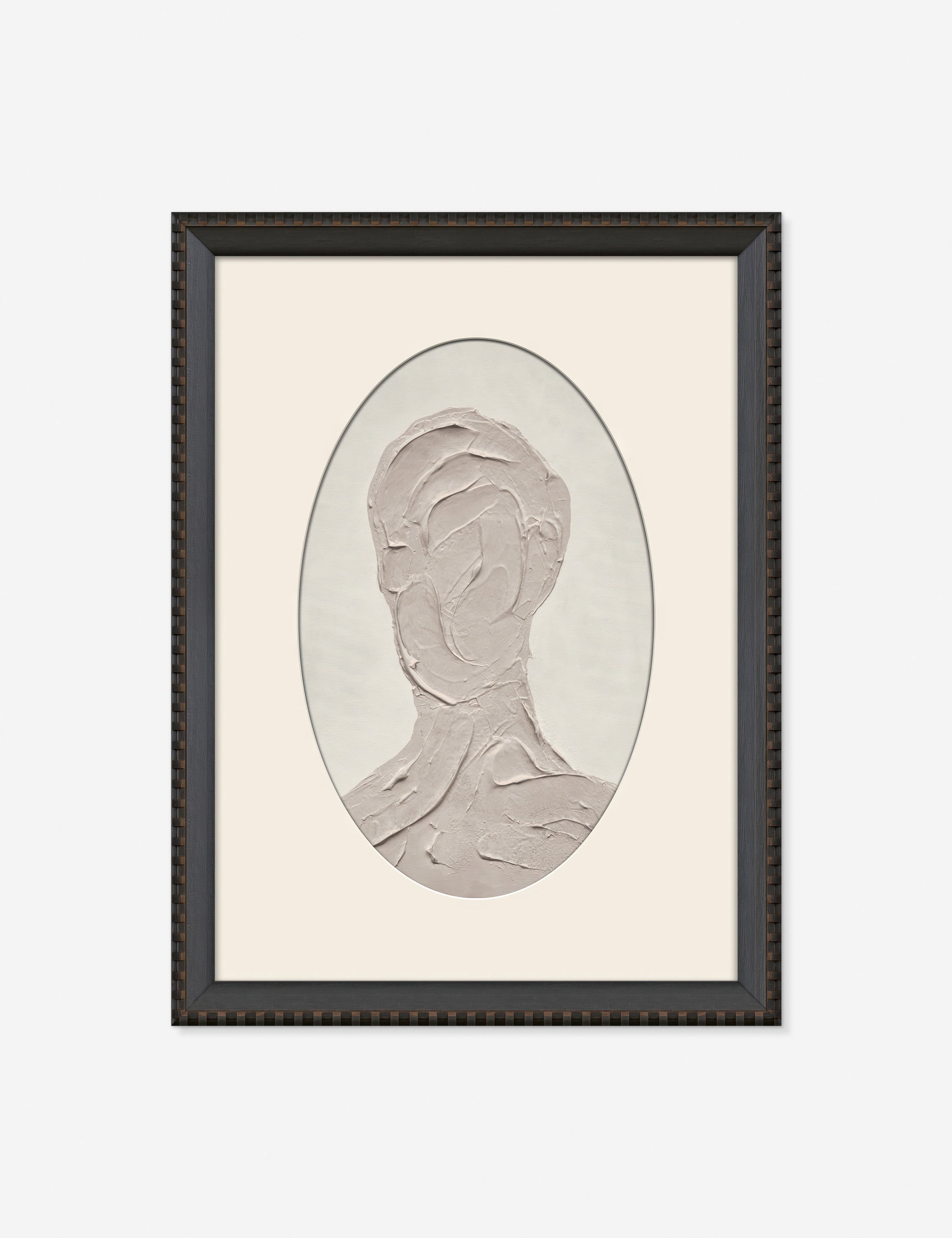 Lulu and Georgia - Portrait 5 With Oval Mat Wall Art by Coup d'Esprit