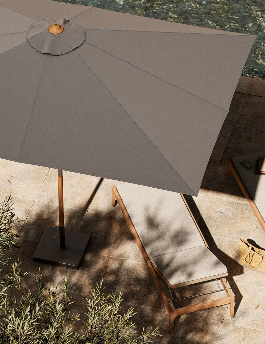 Lulu and Georgia - Luzita 9'10" Rectangular Outdoor Umbrella