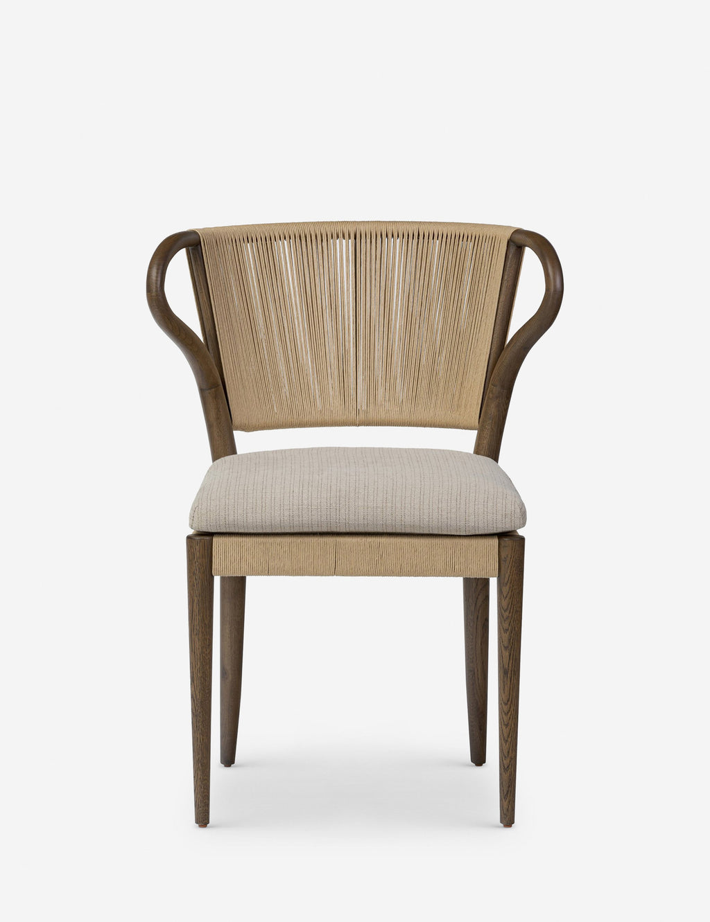 Lulu and Georgia - Open Box: Amira Dining Chair, Navy Stripe by Amber Lewis x Four Hands