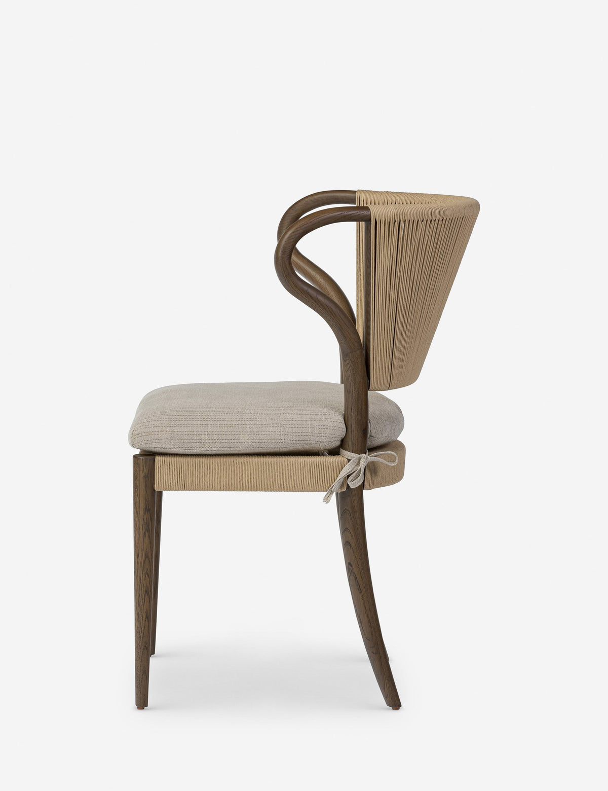 Lulu and Georgia - Open Box: Amira Dining Chair, Navy Stripe by Amber Lewis x Four Hands
