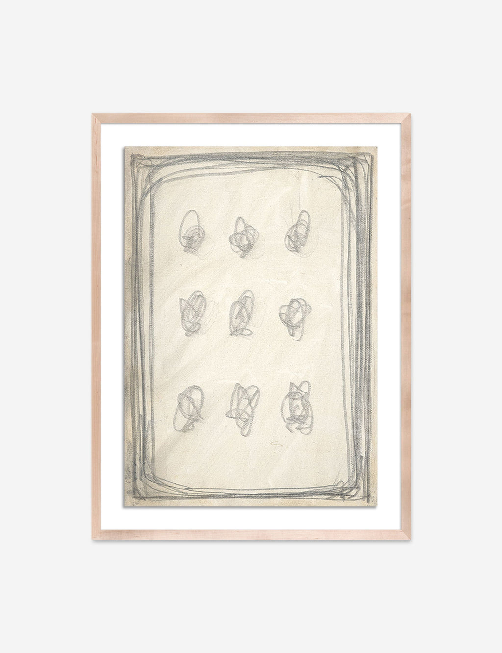 Lulu and Georgia - Penciled Grid Wall Art by Amy Berlin
