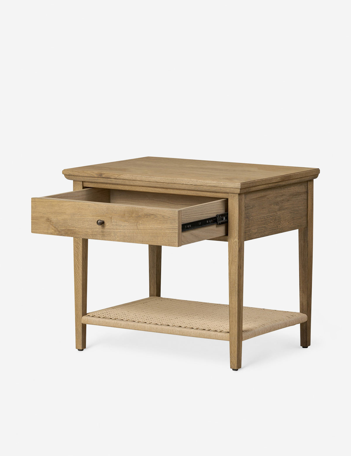 Lulu and Georgia - Open Box: Mott Nightstand, Worn Oak by Amber Lewis x Four Hands