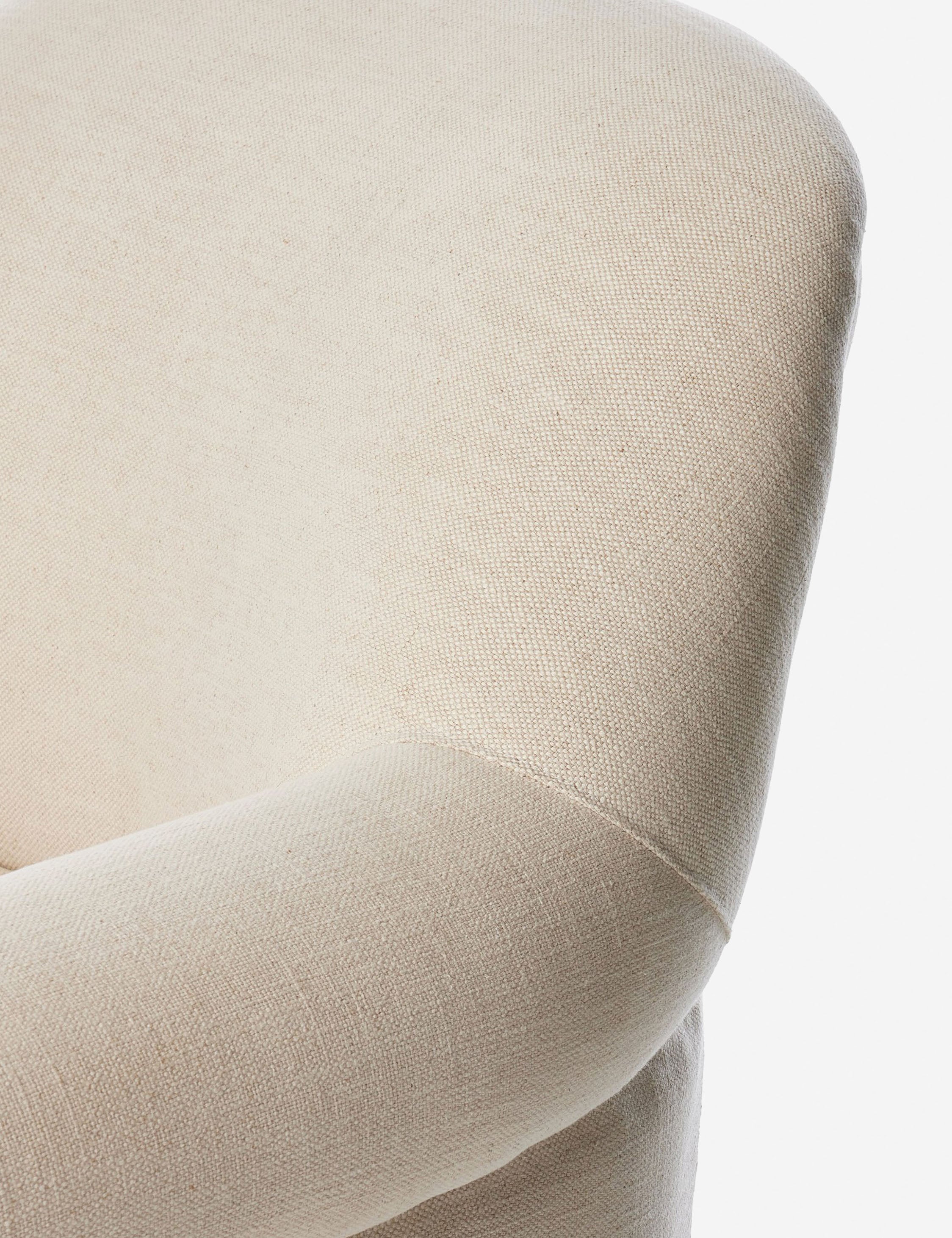 Lulu and Georgia - Arden Slipcover Swivel Chair by Amber Lewis x Four Hands