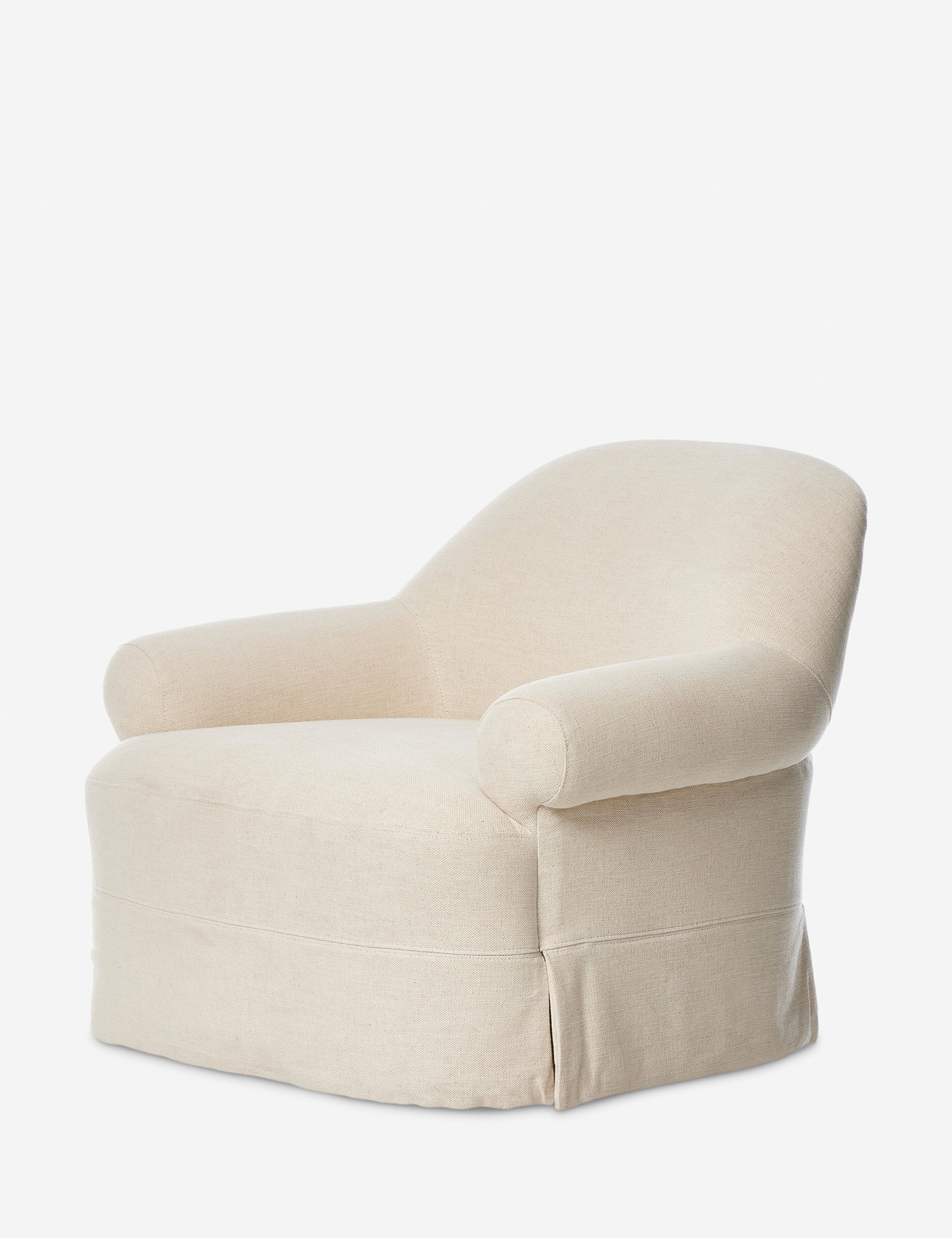 Lulu and Georgia - Arden Slipcover Swivel Chair by Amber Lewis x Four Hands