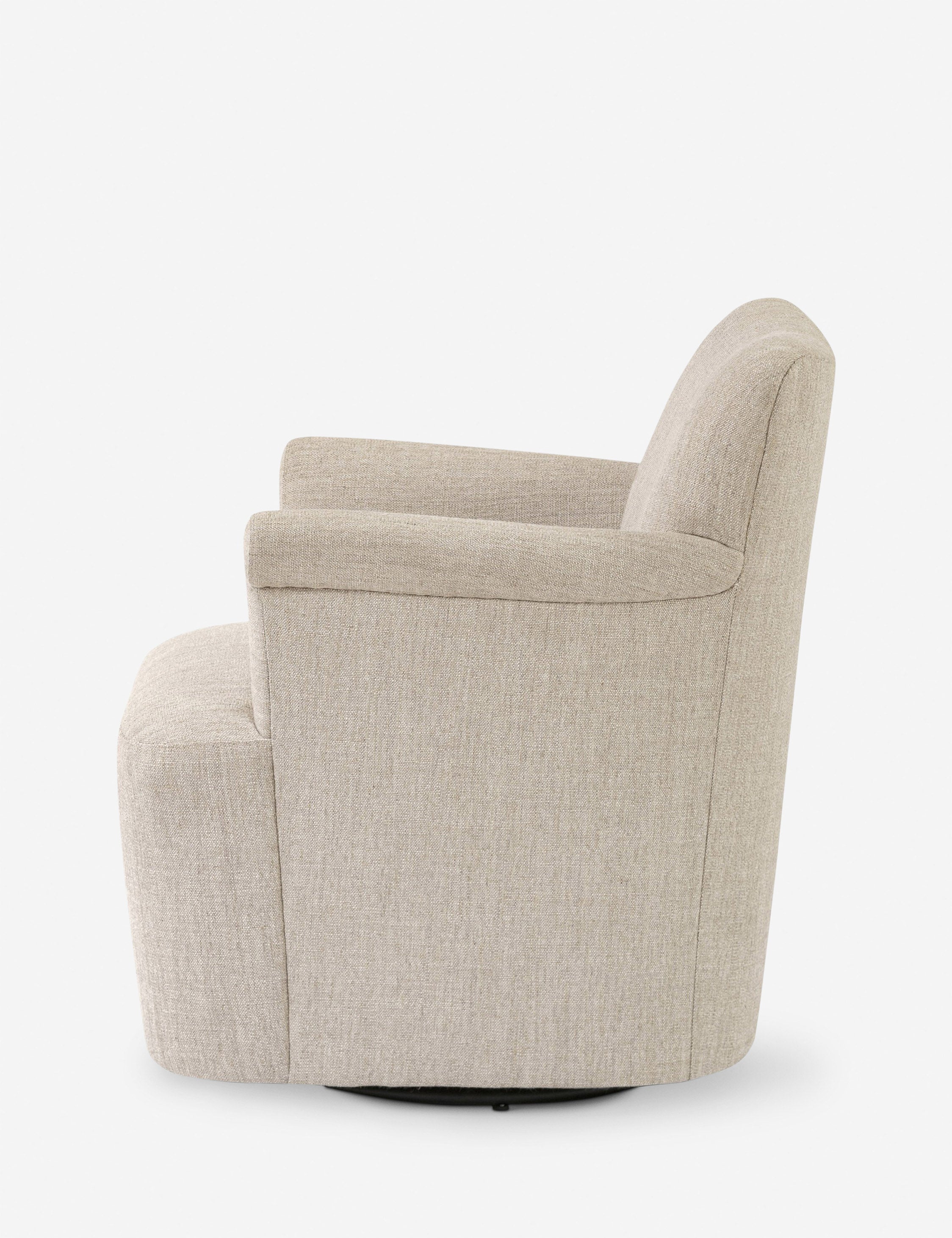 Lulu and Georgia - Open Box: Camellia Swivel Chair, Wheat by Amber Lewis x Four Hands