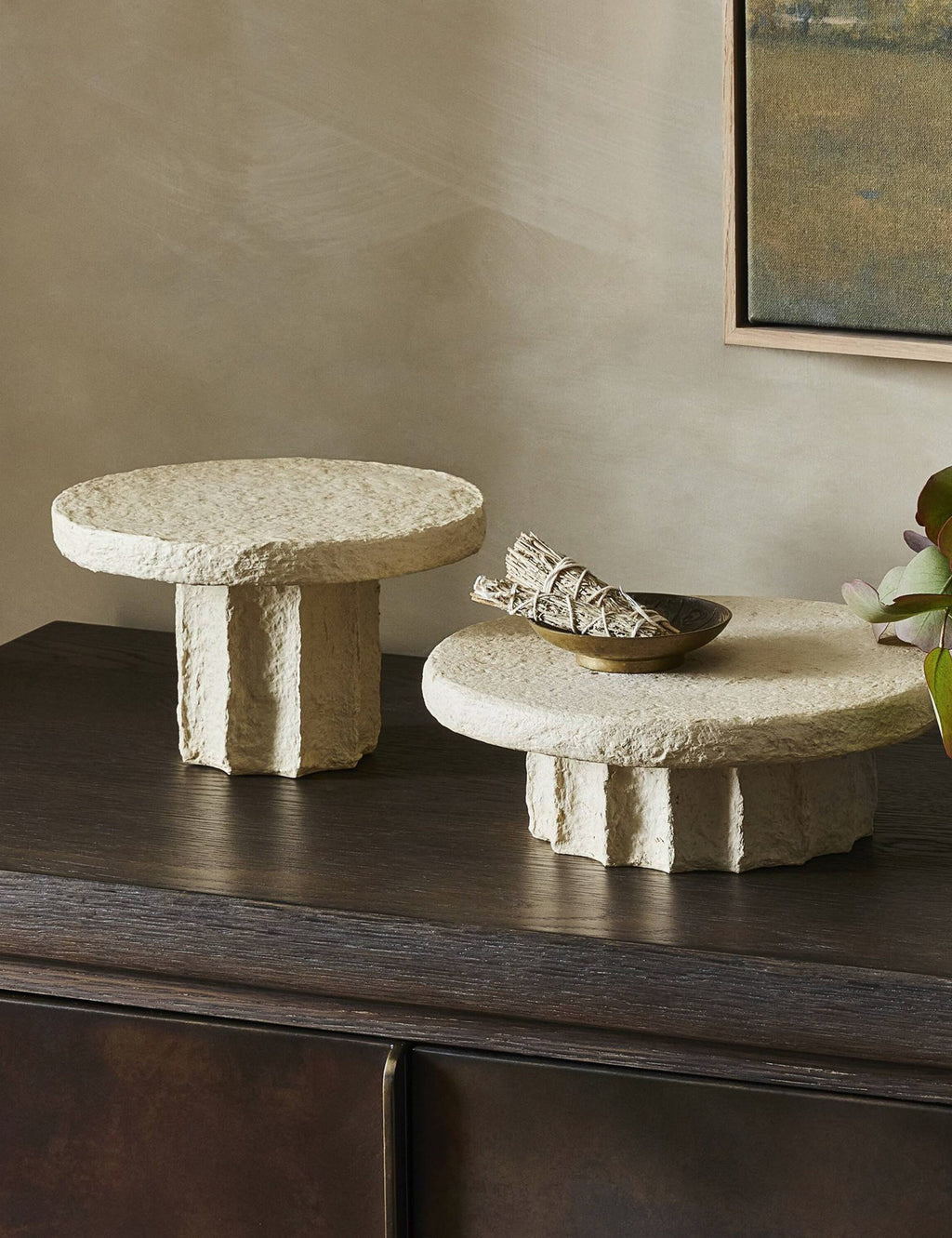 Lulu and Georgia - Sumba Pedestal (Set of 2) by Amber Lewis x Four Hands