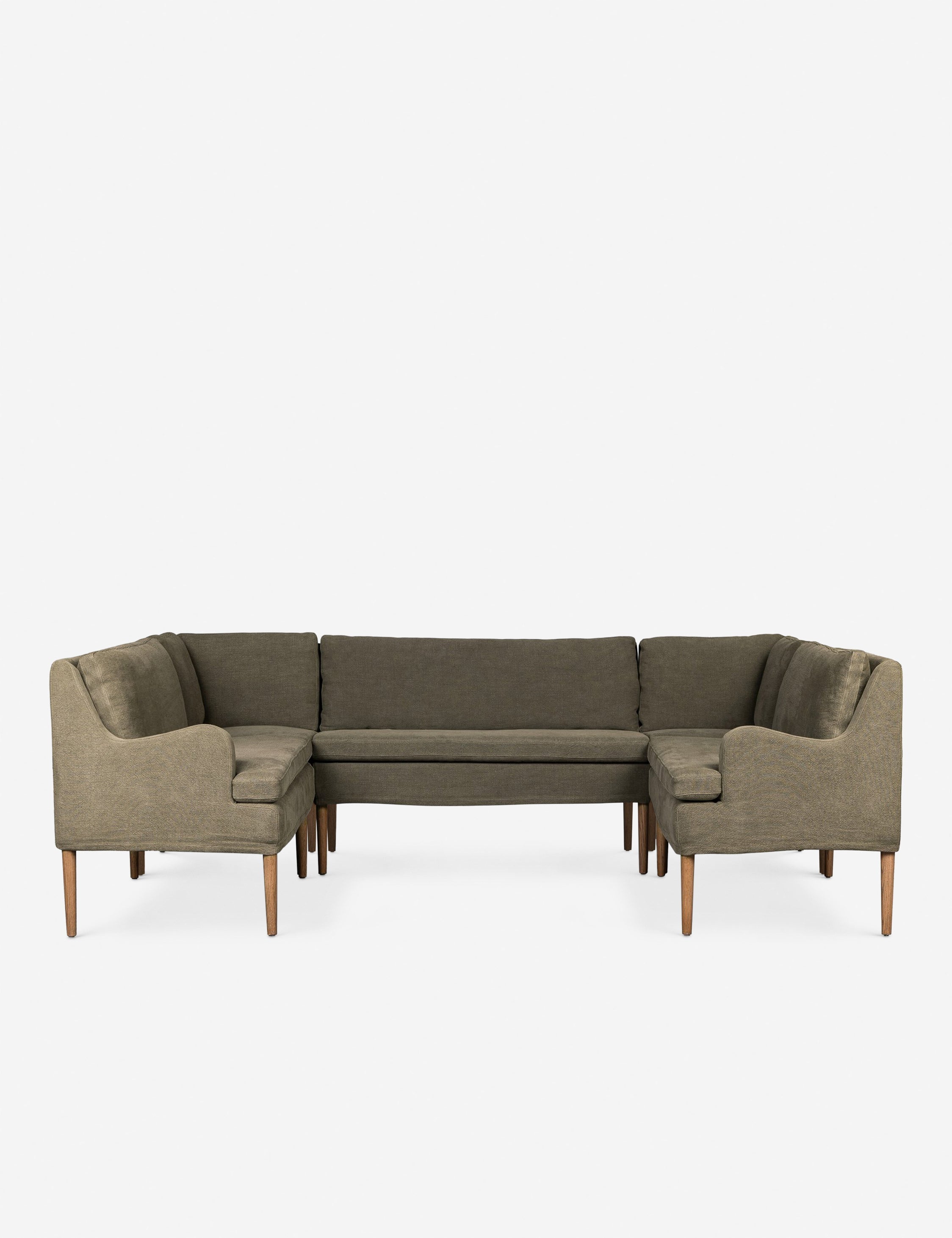 Lulu and Georgia - Aurelia U-Shaped Dining Banquette by Amber Lewis x Four Hands