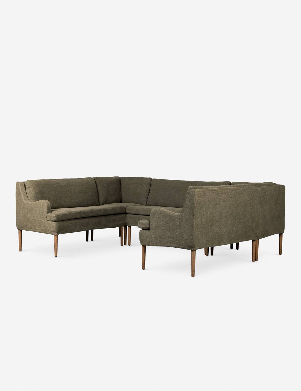 Lulu and Georgia - Aurelia U-Shaped Dining Banquette by Amber Lewis x Four Hands