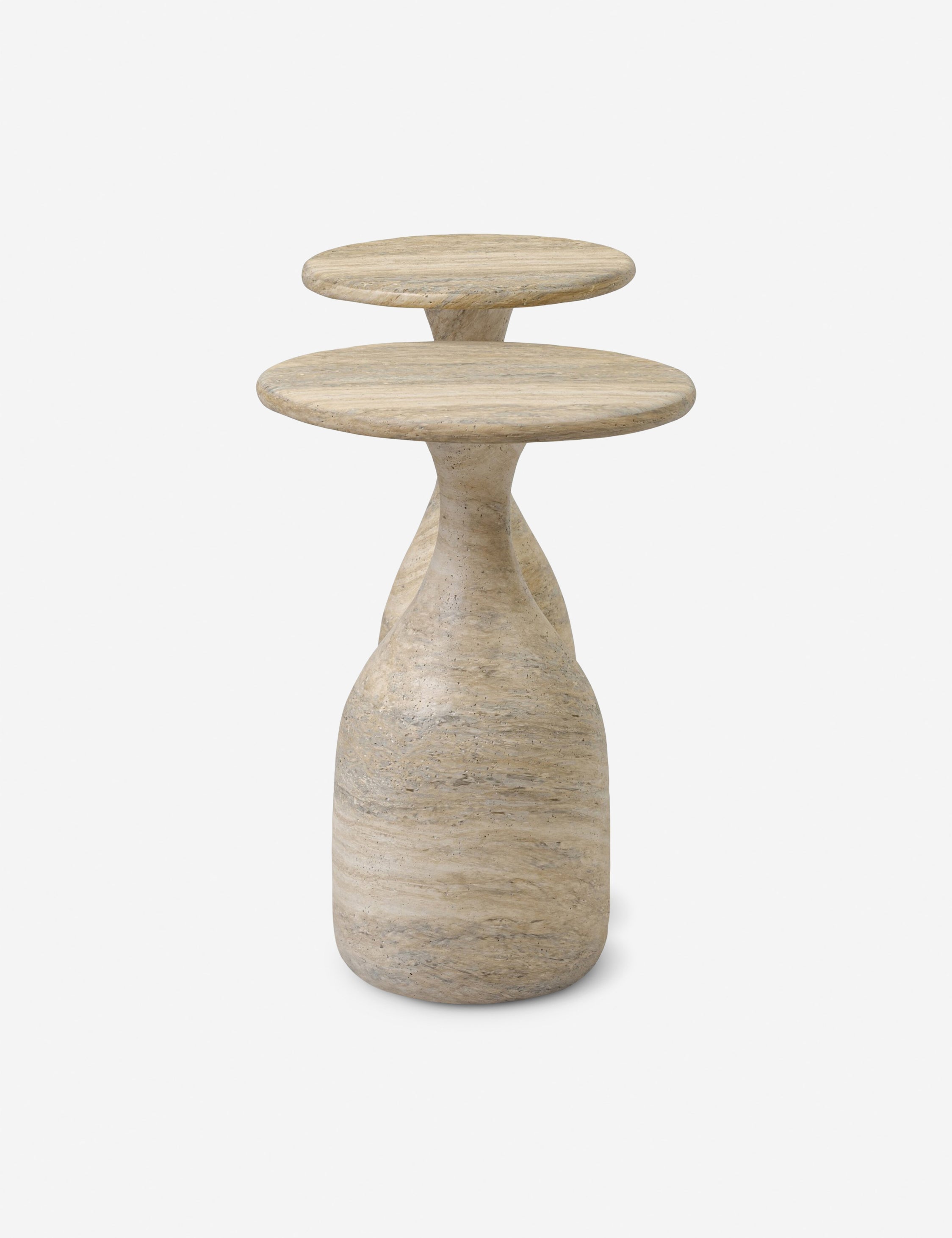 Lulu and Georgia - Soteldo Nesting Round Side Tables (Set of 2)