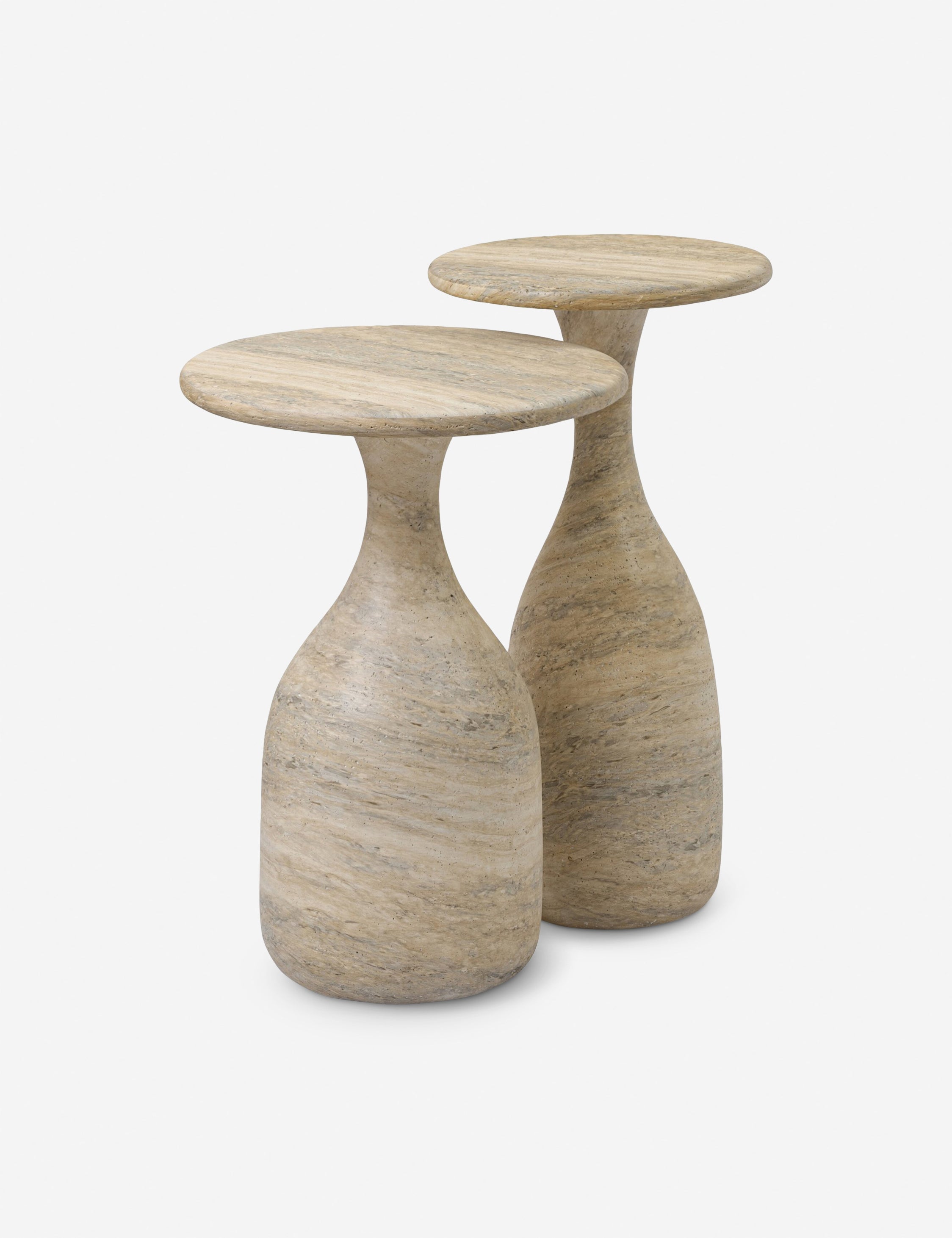 Lulu and Georgia - Soteldo Nesting Round Side Tables (Set of 2)