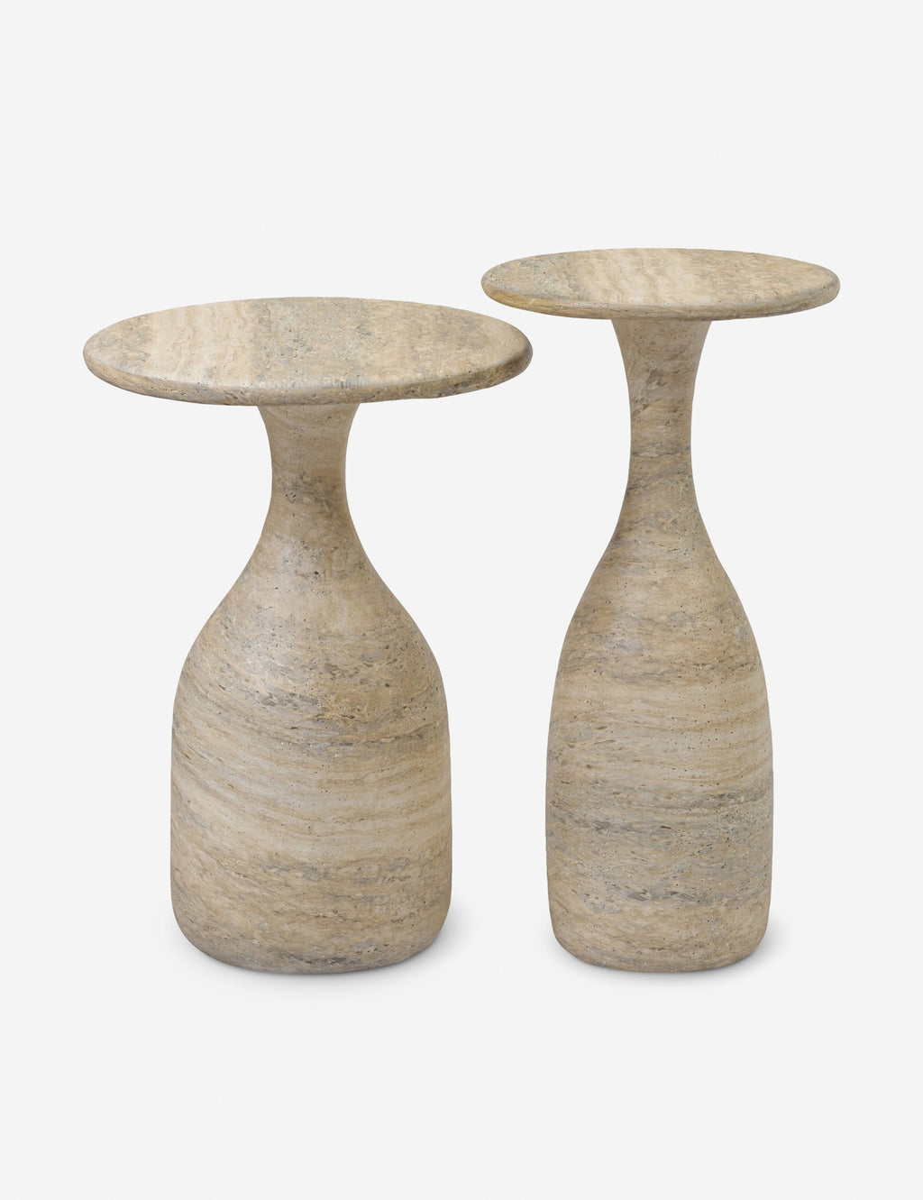 Lulu and Georgia - Soteldo Nesting Round Side Tables (Set of 2)