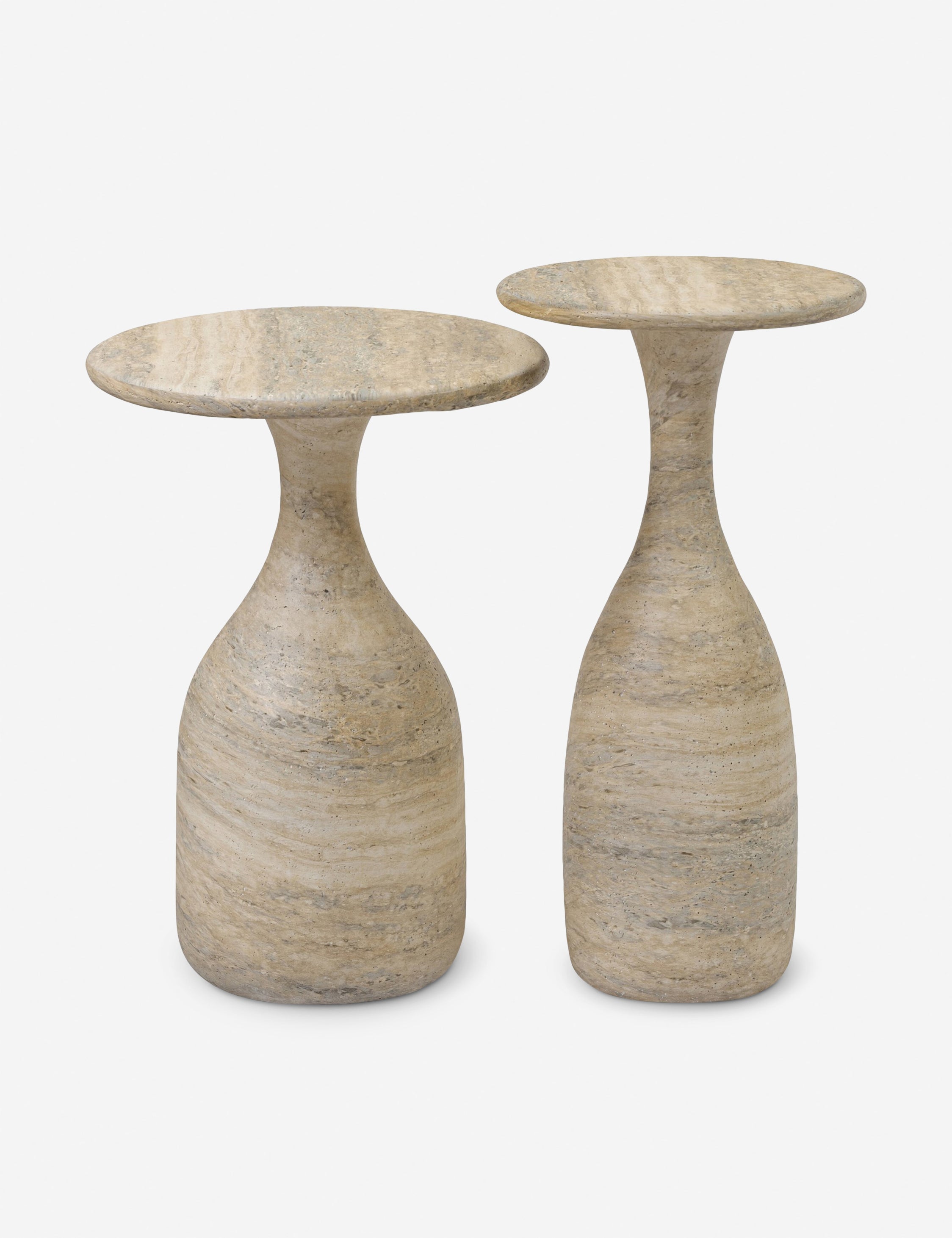 Lulu and Georgia - Soteldo Nesting Round Side Tables (Set of 2)