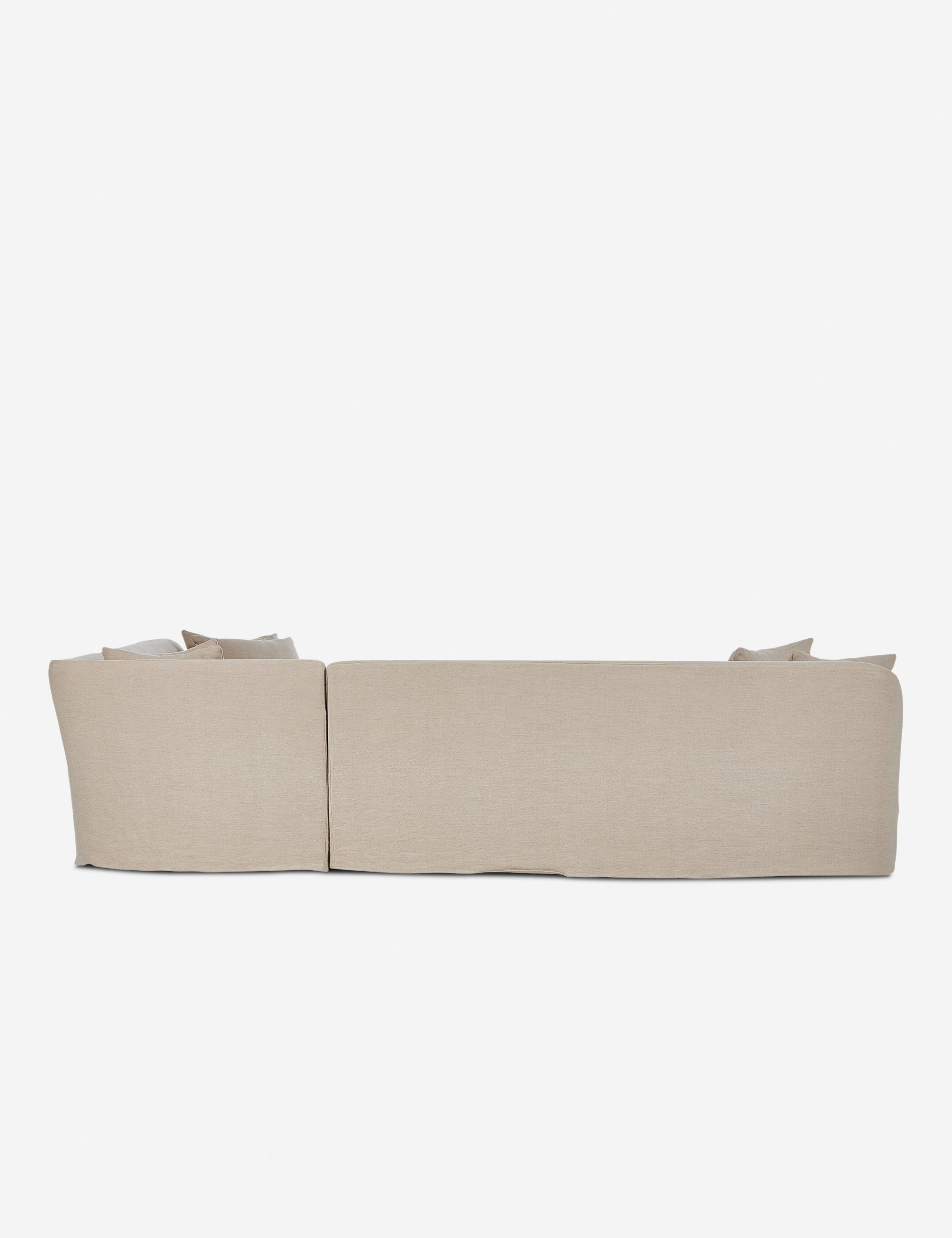 Lulu and Georgia - Lowell Slipcover Sectional Sofa by Amber Lewis x Four Hands