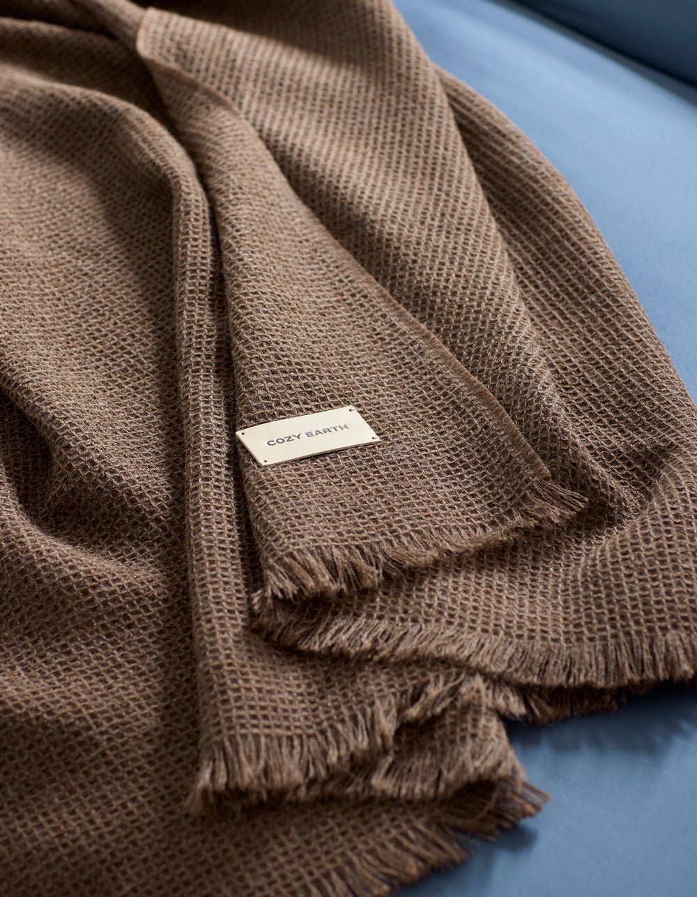 Cozy Earth - Alpaca Waffle Throw