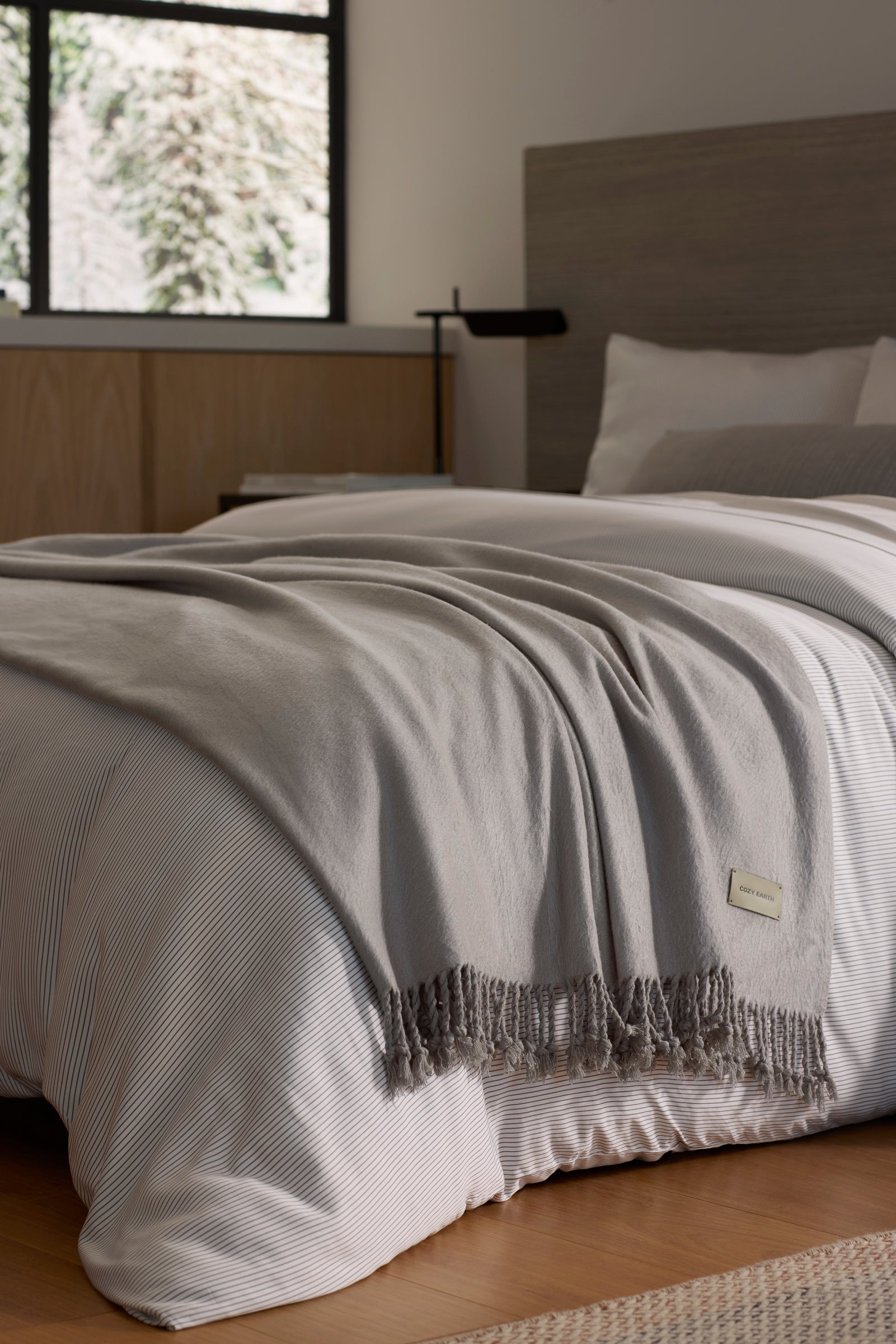 Cozy Earth - Bamboo Tassel Throw