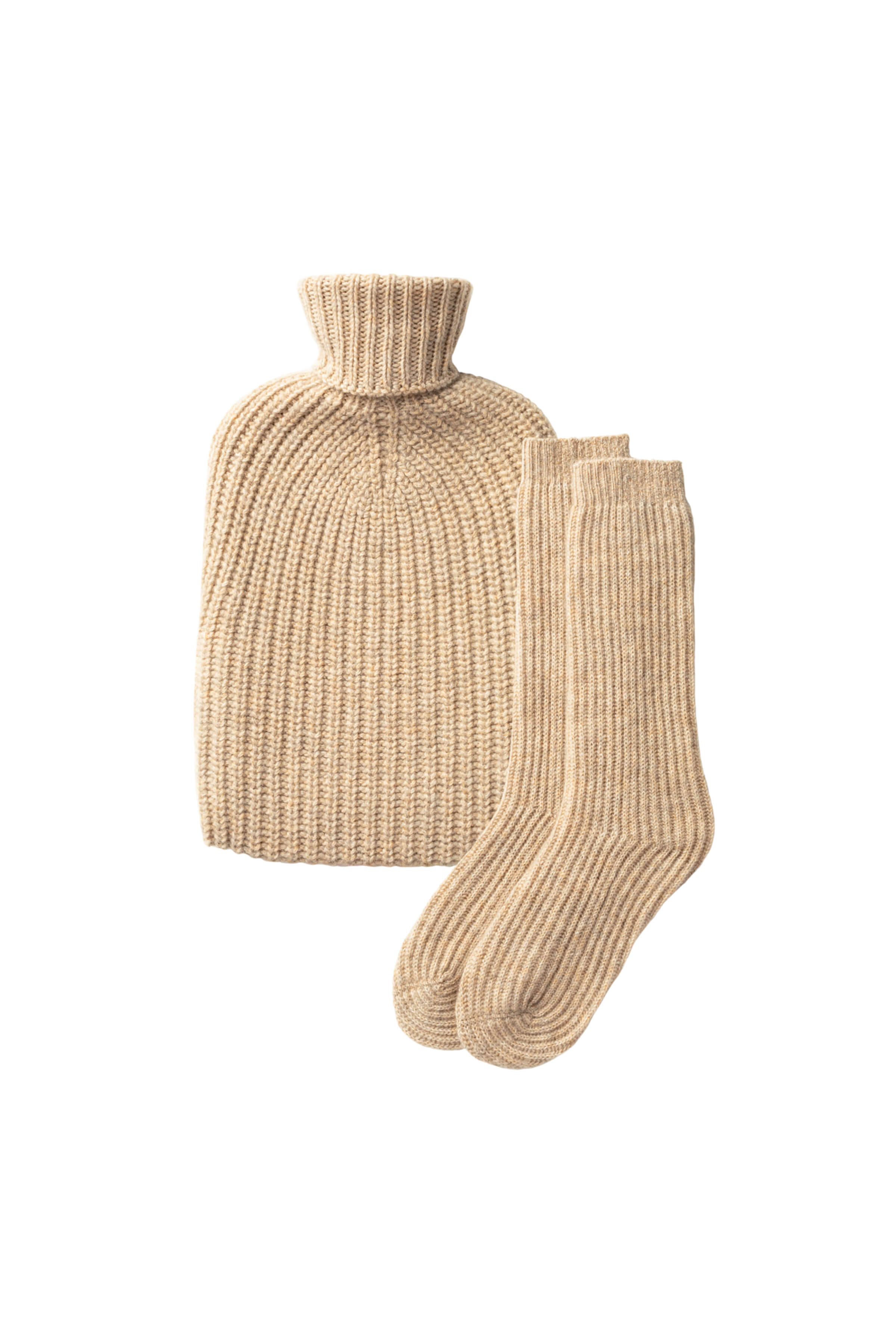 Johnstons of Elgin - Cashmere Natural Hot Water Bottle Gift Set