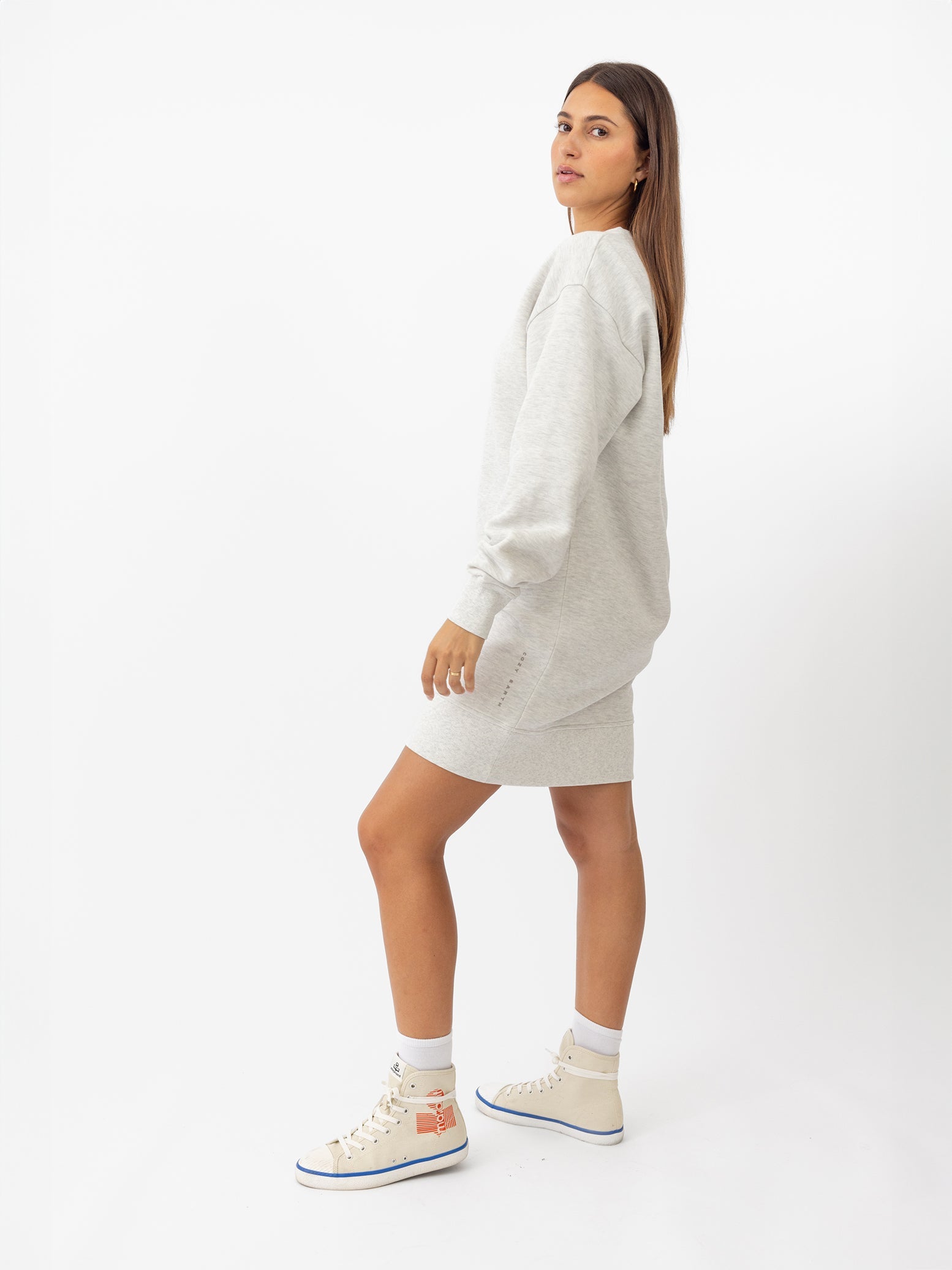 Cozy Earth - Women's CityScape Crewneck Dress - Last Chance