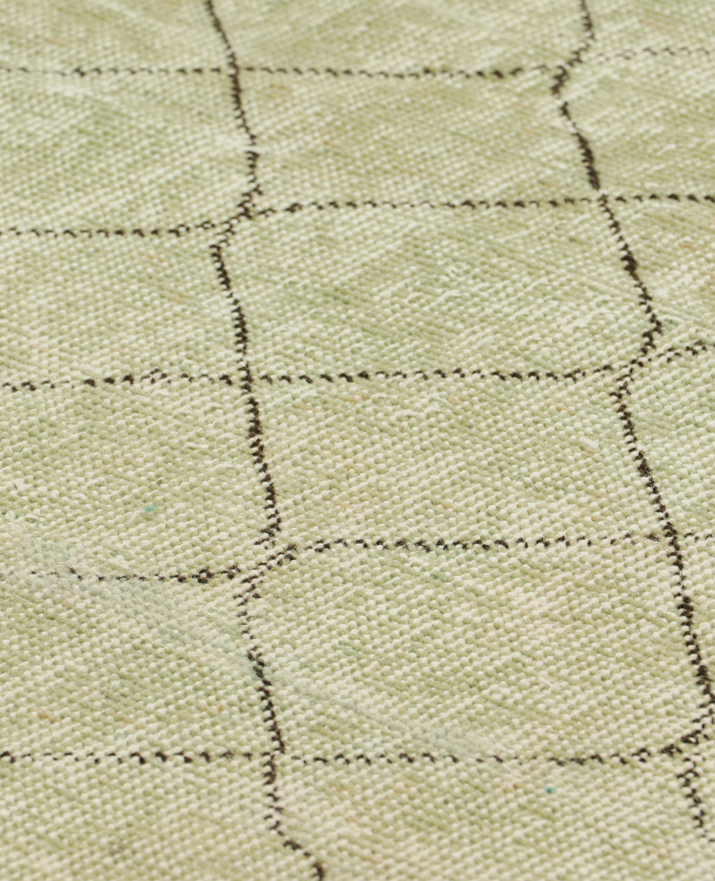 Olive Ateliers - Zeki Müren Rug - Sage Green Geometric