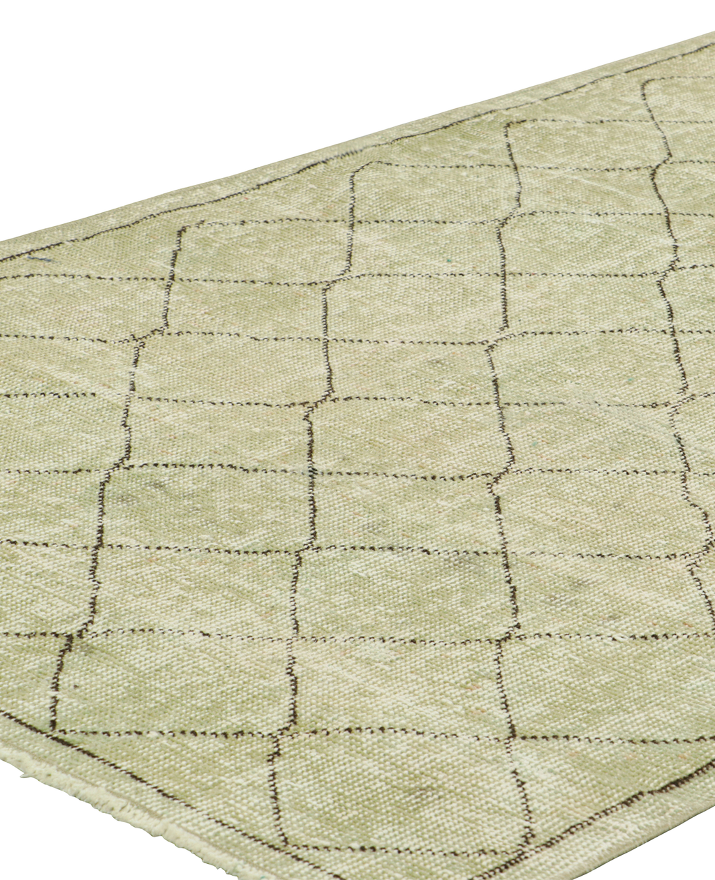 Olive Ateliers - Zeki Müren Rug - Sage Green Geometric