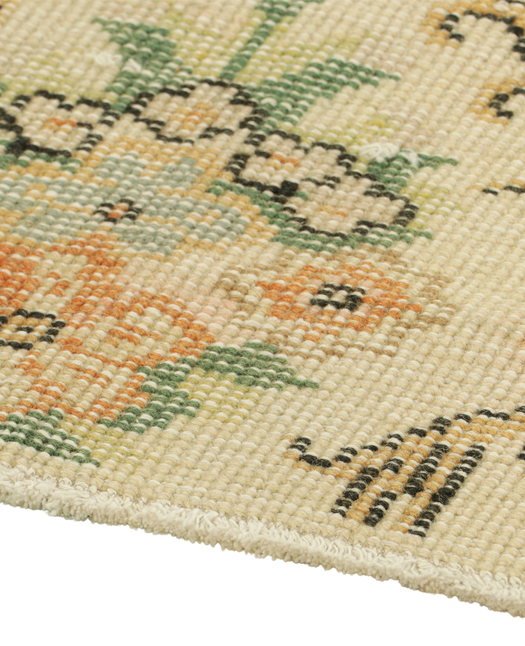 Olive Ateliers - Zeki Müren Rug - Golden - Beige Floral