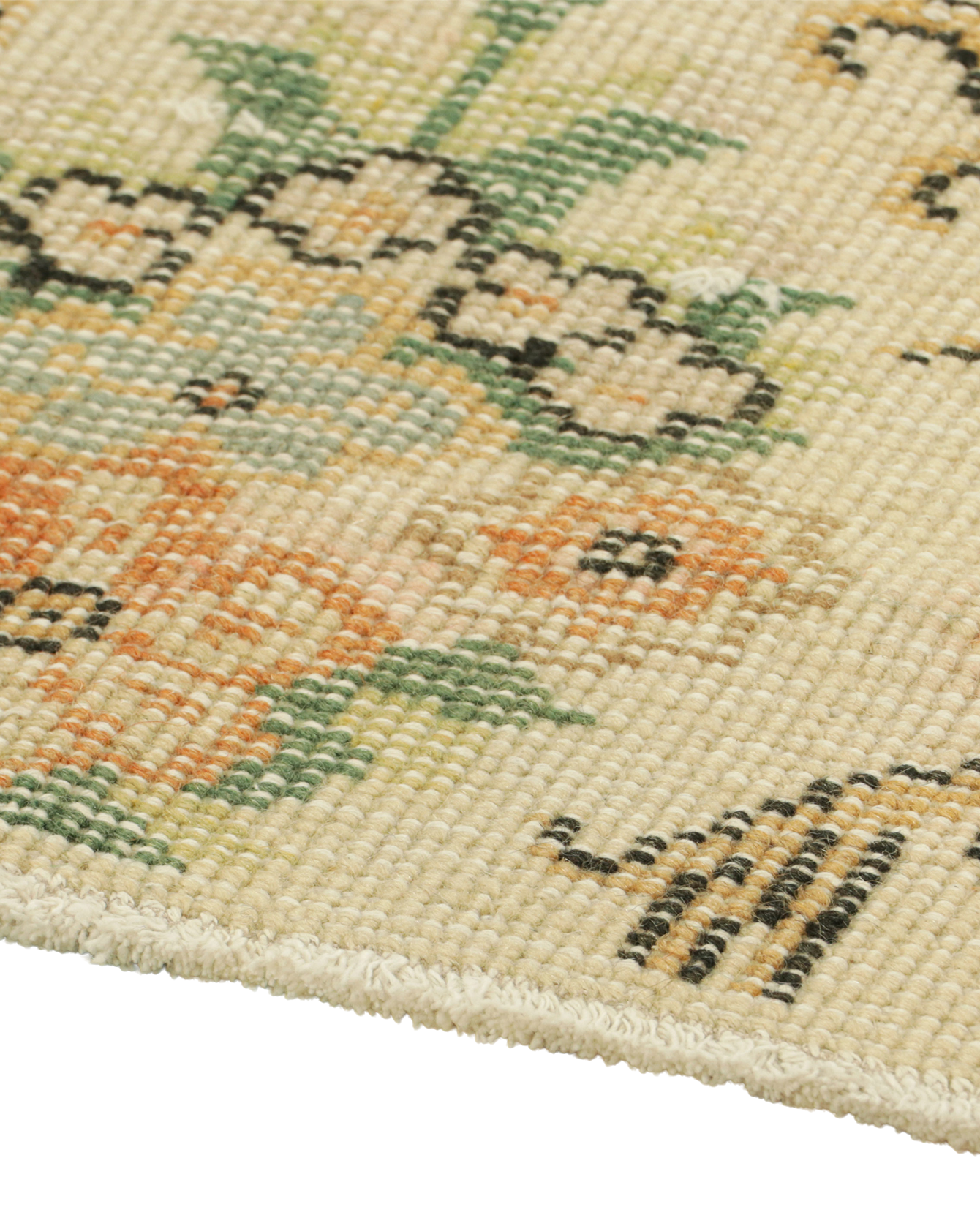 Olive Ateliers - Zeki Müren Rug - Golden - Beige Floral