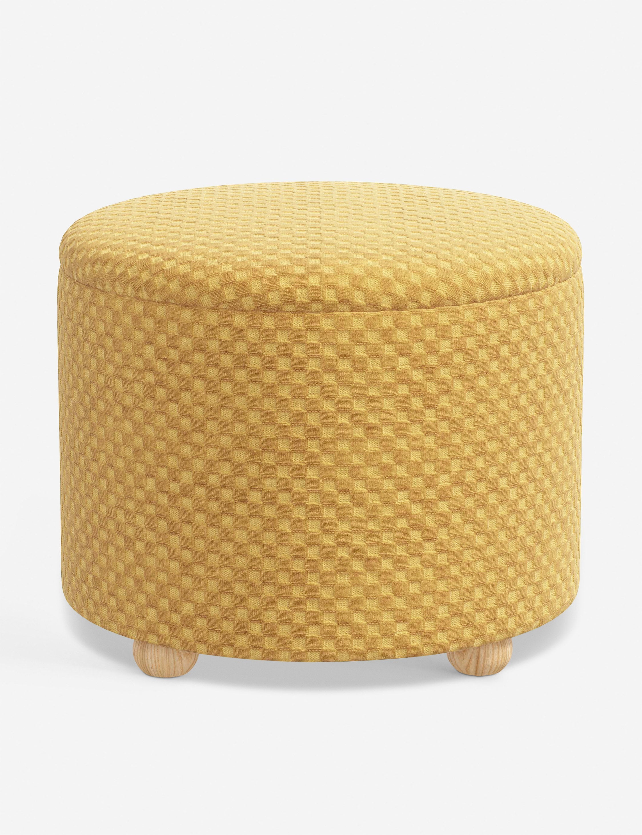 Lulu and Georgia - Hi - Lo Checker Velvet Fabric by Sarah Sherman Samuel