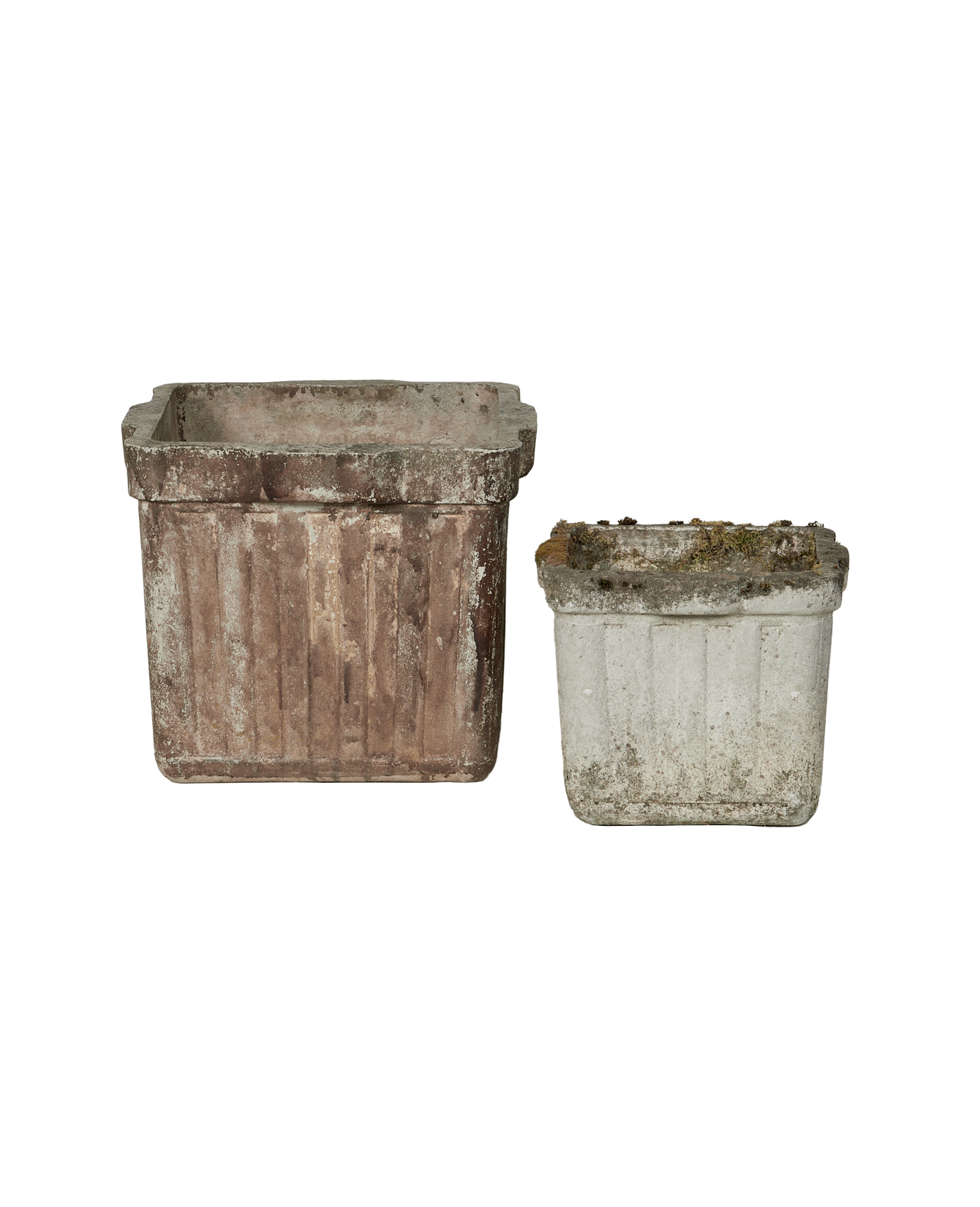 Olive Ateliers - Willy Guhl Planter - Square Ribbed