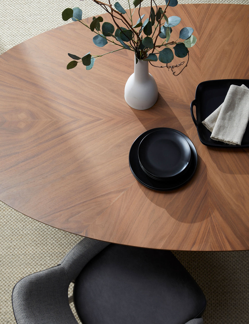 Lulu and Georgia - Beth Oval Dining Table, Brown