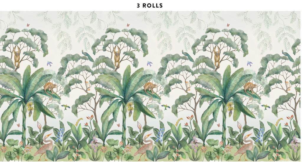 Lulu and Georgia - Jungle Wallpaper Mural