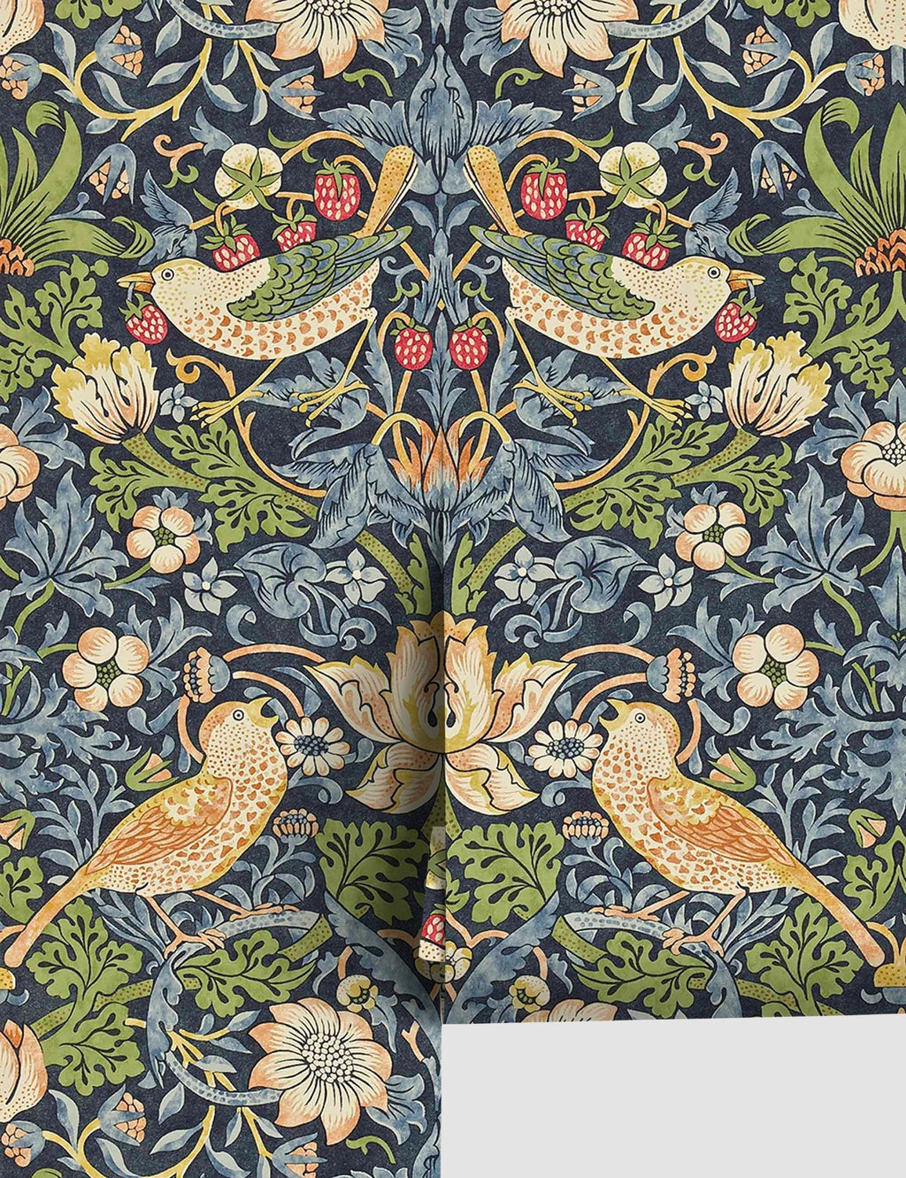 Lulu and Georgia - Strawberry Thief Wallpaper by Morris & Co.