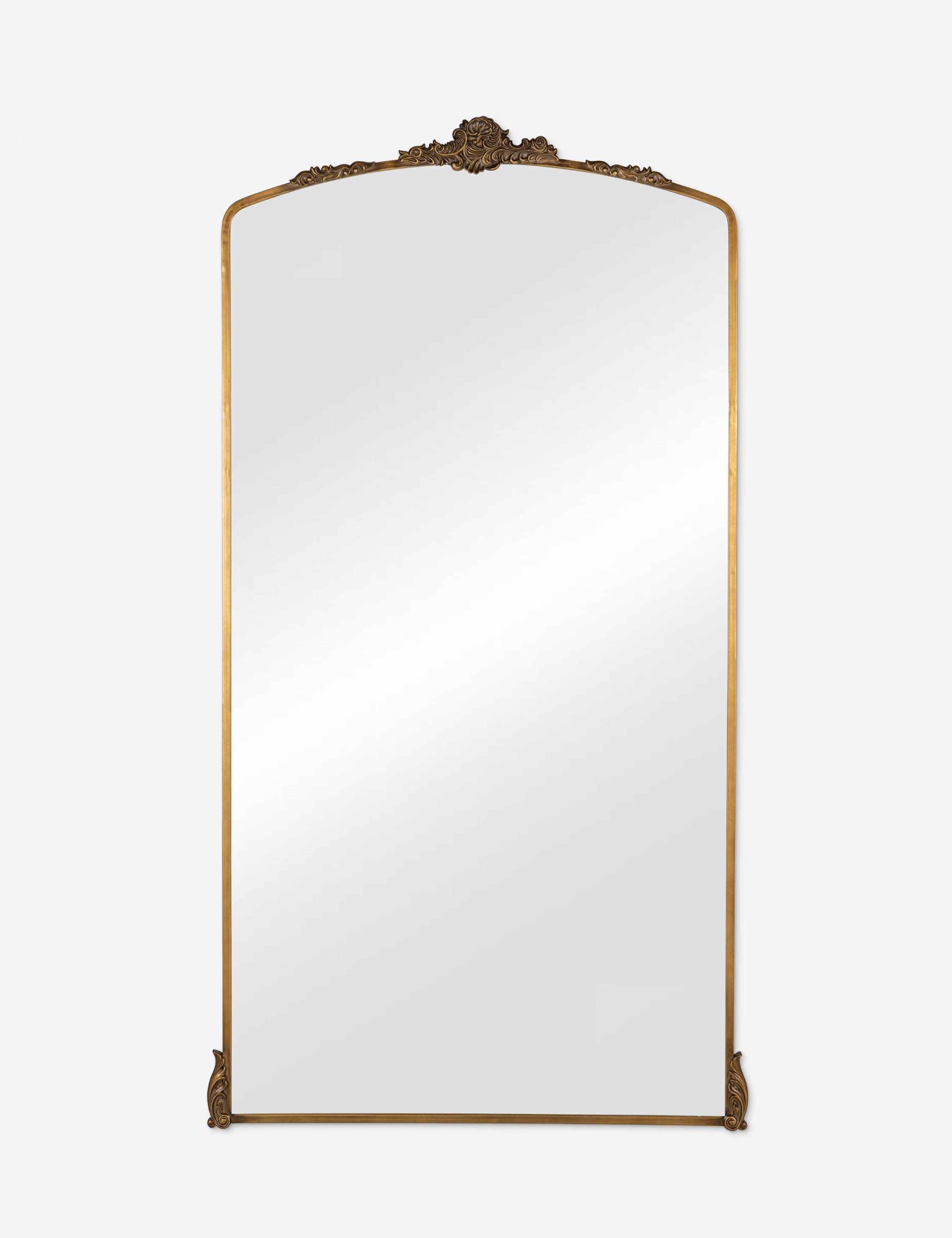 Lulu and Georgia - Open Box: Casserly Full Length Mirror, Gold