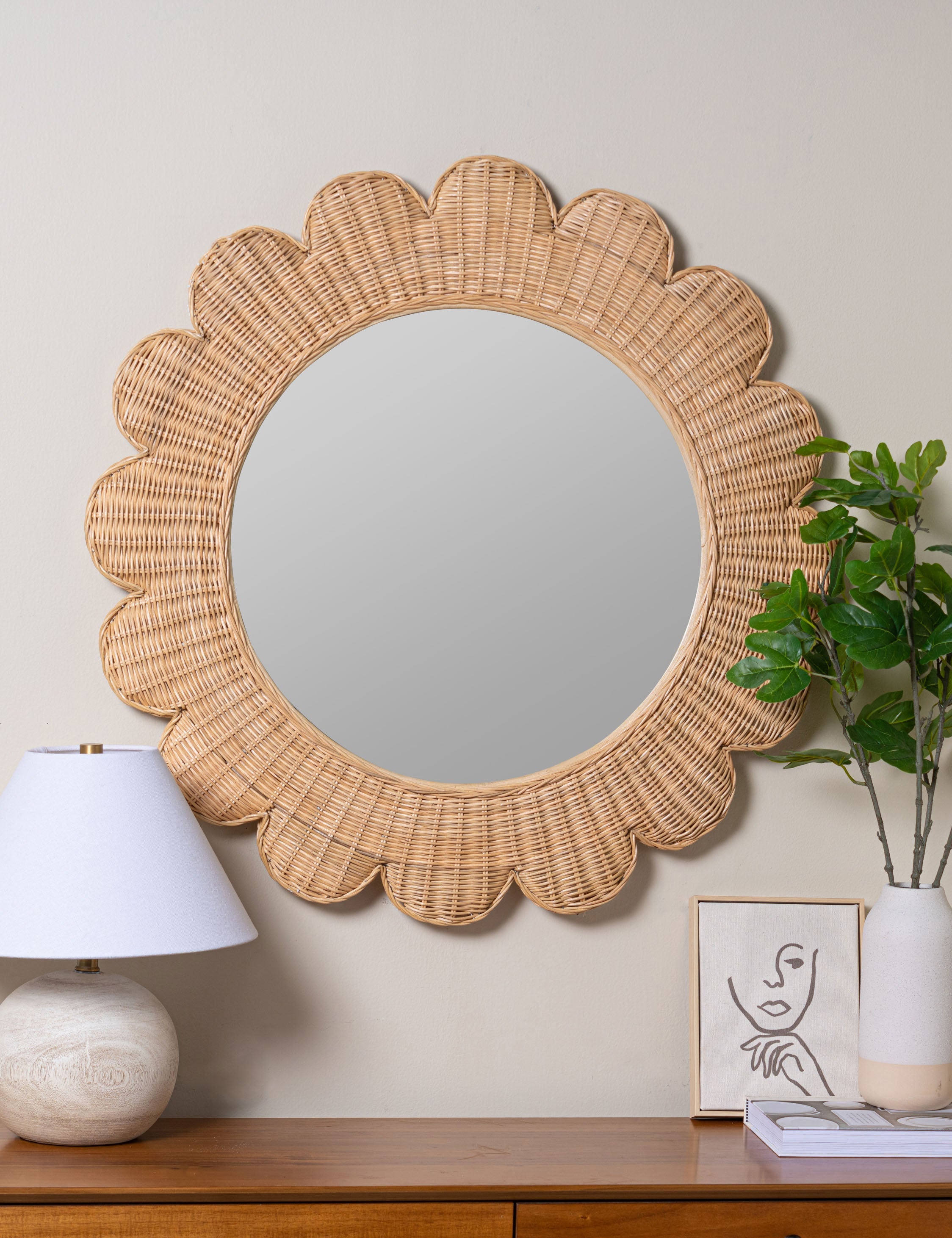 Lulu and Georgia - Asha Round Mirror
