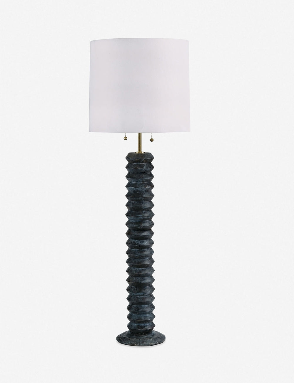 Lulu and Georgia - Accordion Floor Lamp by Regina Andrew, Ebony