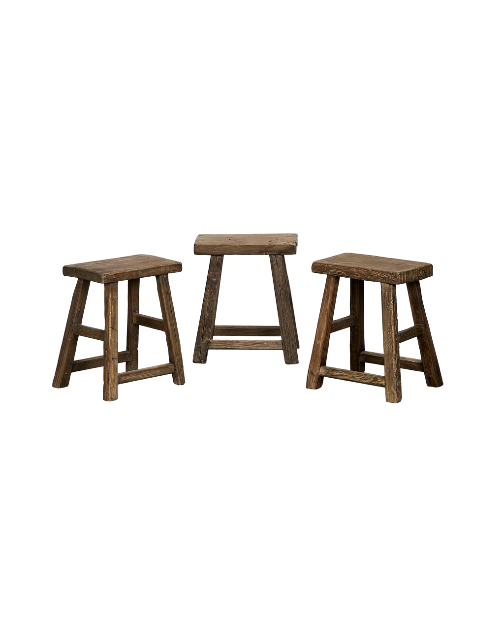 Olive Ateliers - Elm Wood Stool - Natural