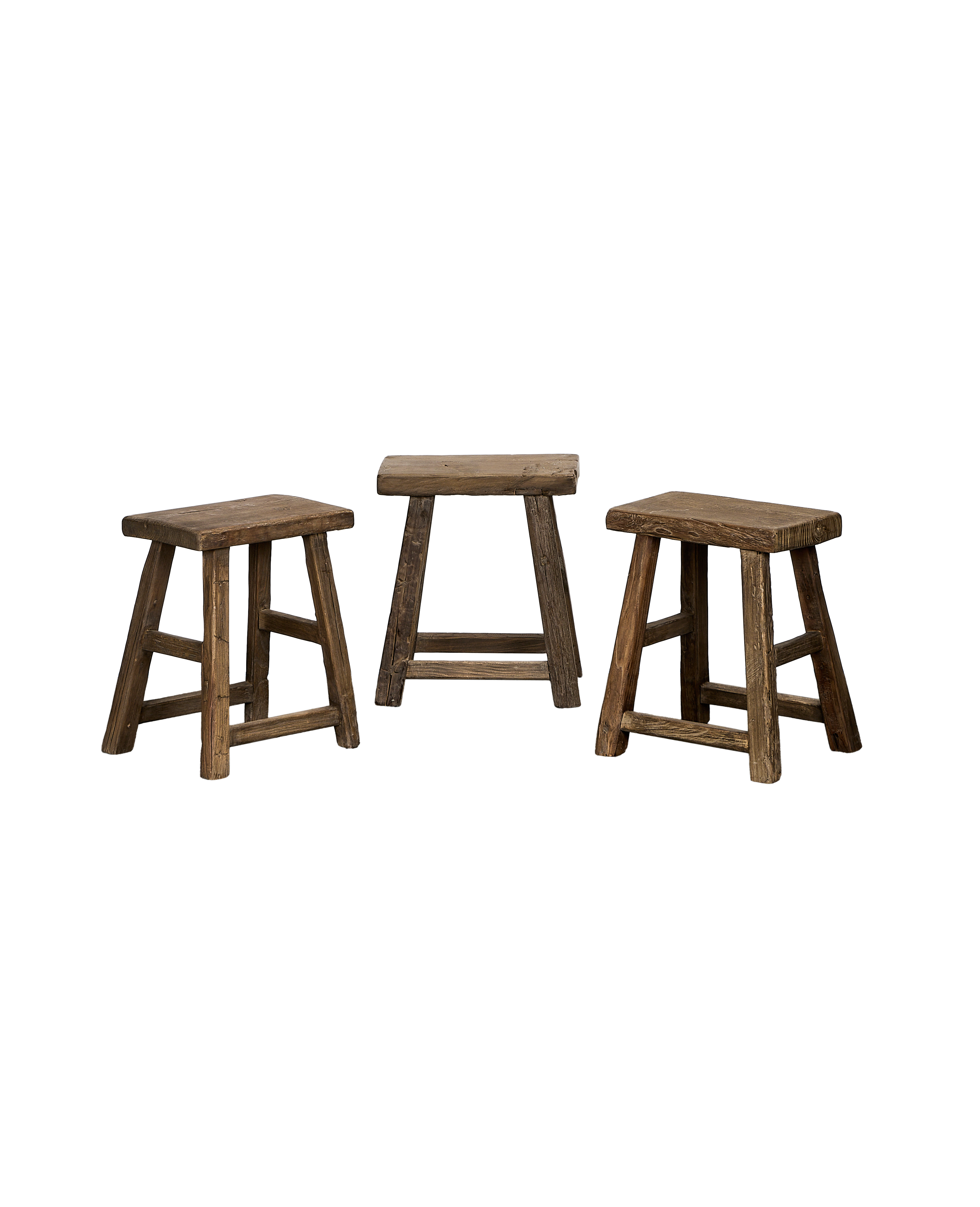 Olive Ateliers - Elm Wood Stool - Natural