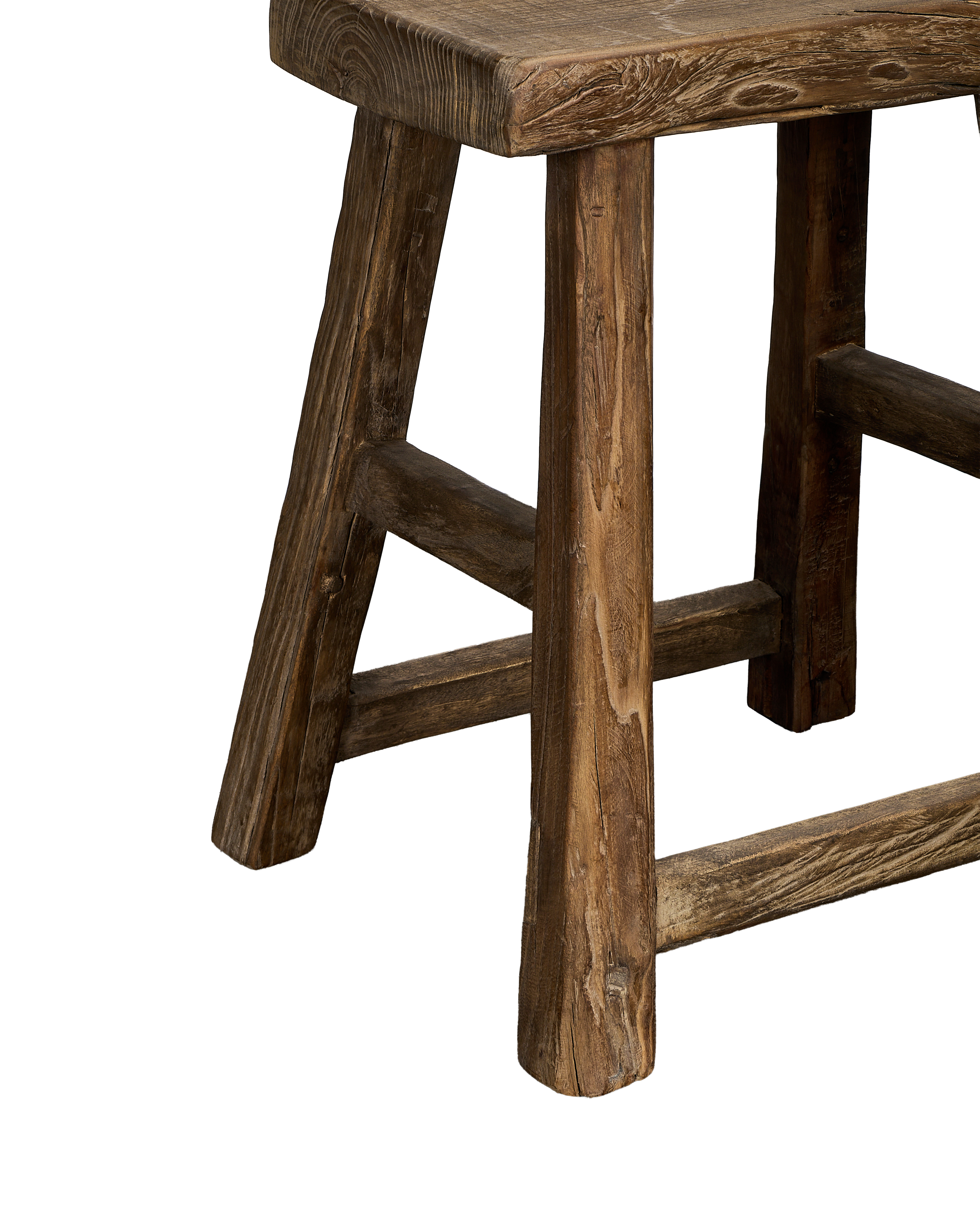 Olive Ateliers - Elm Wood Stool - Natural
