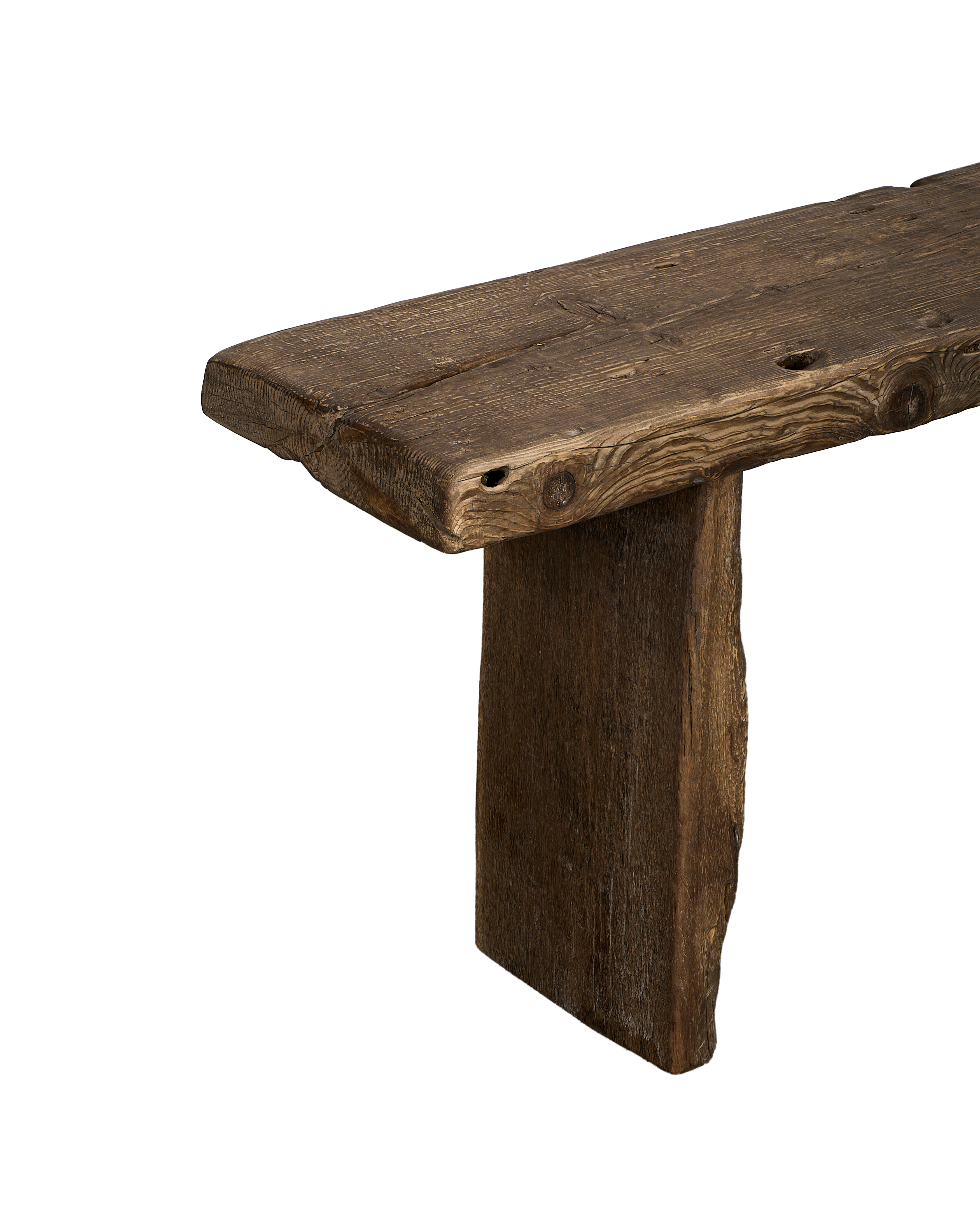 Olive Ateliers - Chunky Elm Bench - Natural