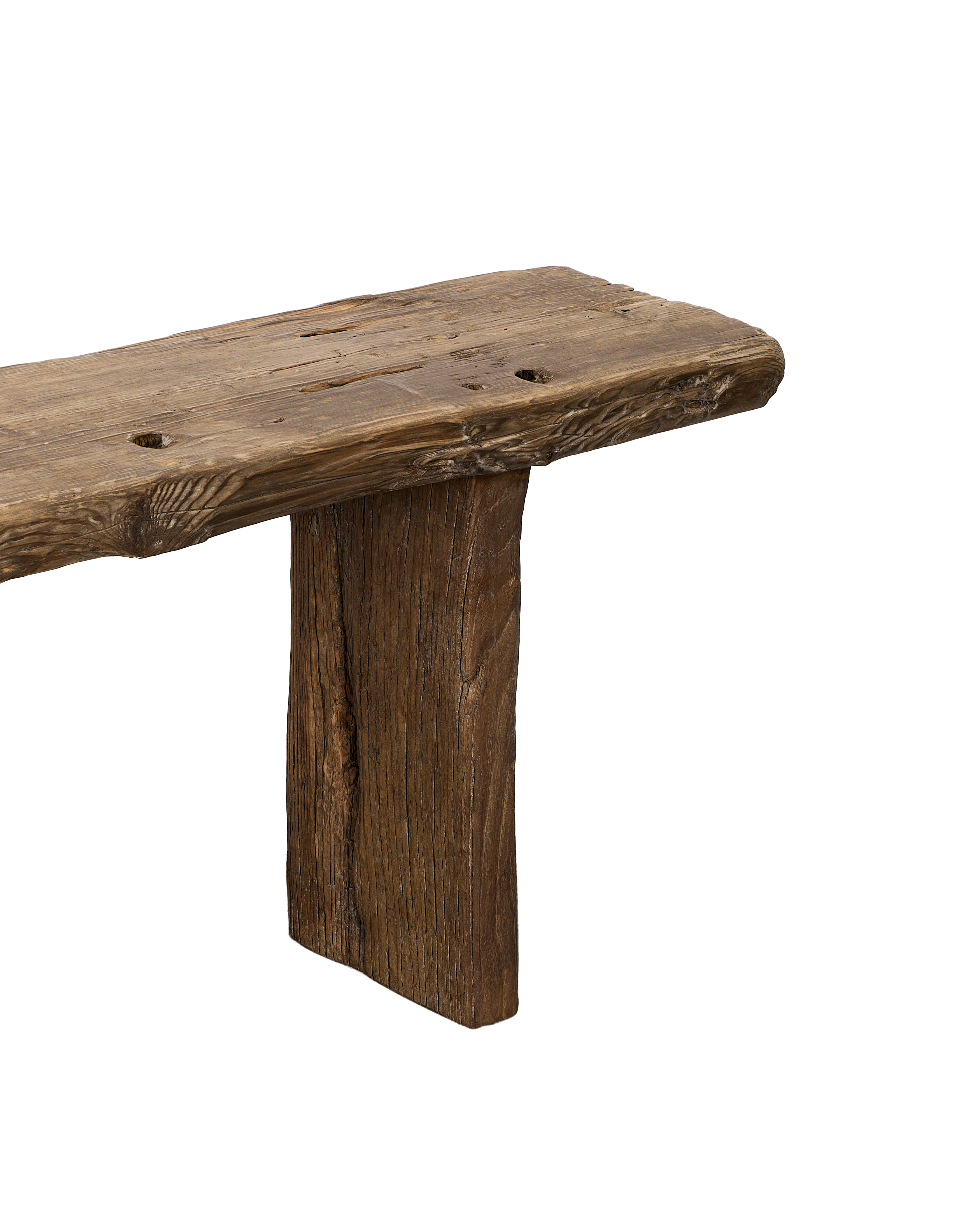 Olive Ateliers - Chunky Elm Bench - Natural