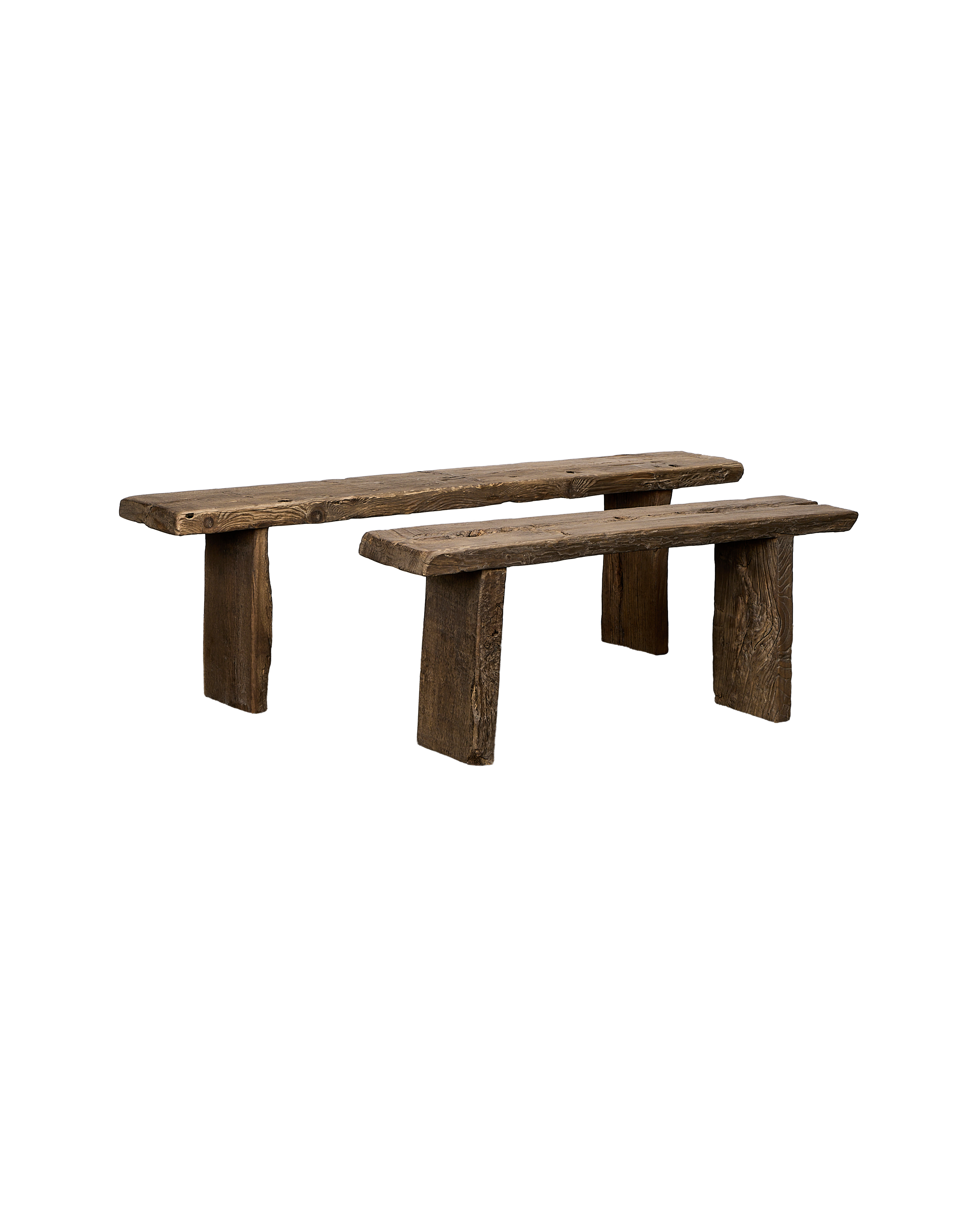 Olive Ateliers - Chunky Elm Bench - Natural
