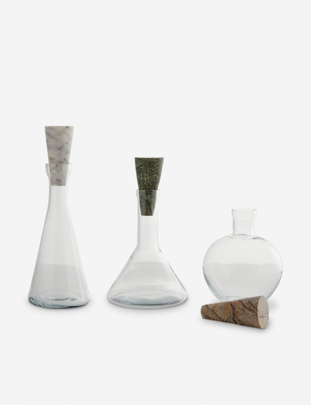 Lulu and Georgia - Oaklee Decanters (Set of 3) by Arteriors