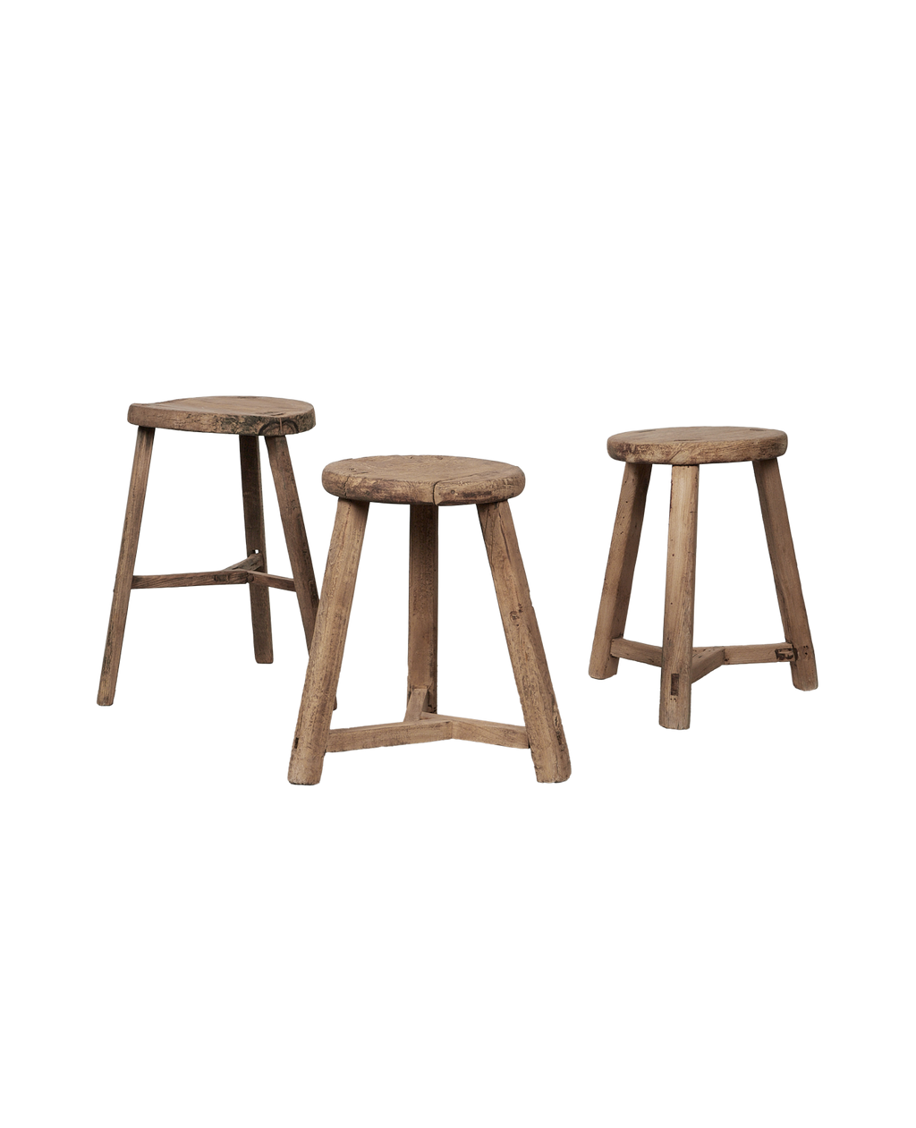 Olive Ateliers - Round Elm Stool