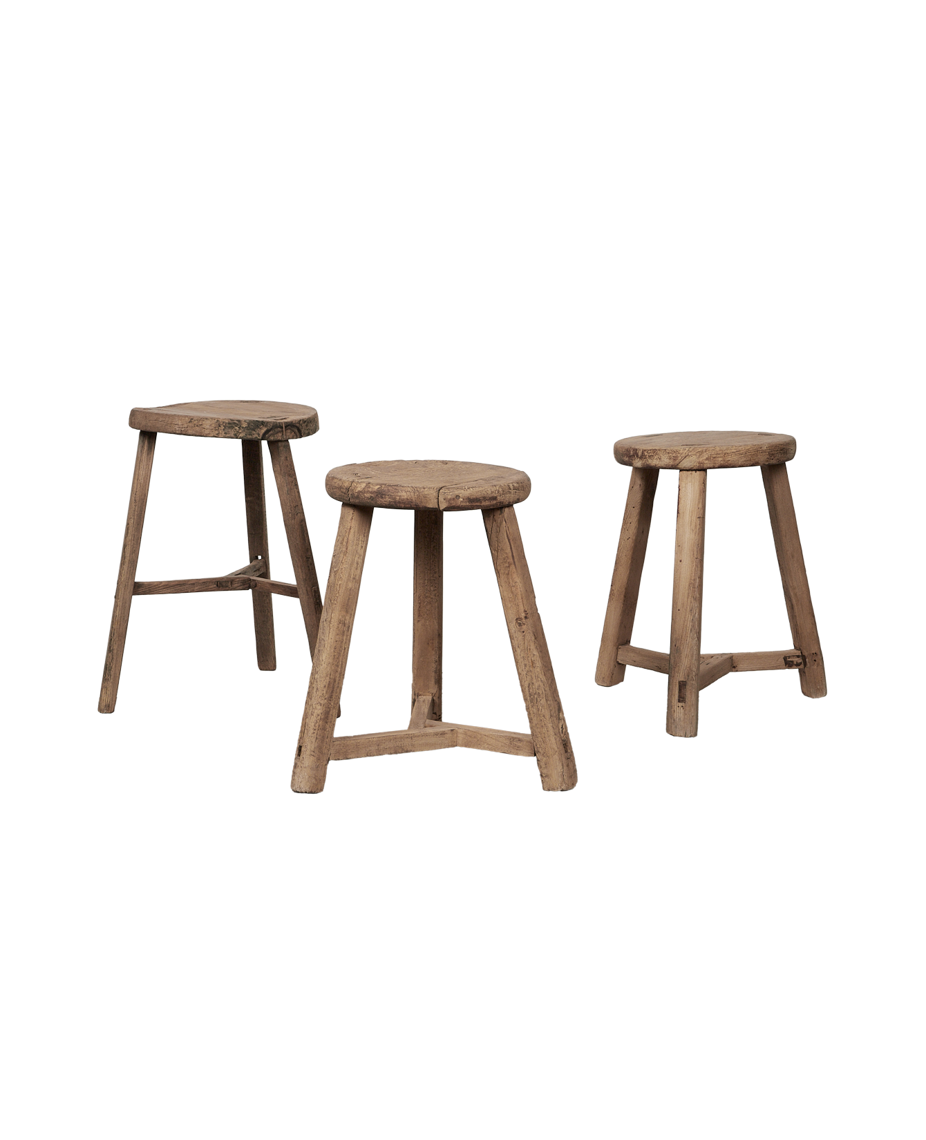 Olive Ateliers - Round Elm Stool