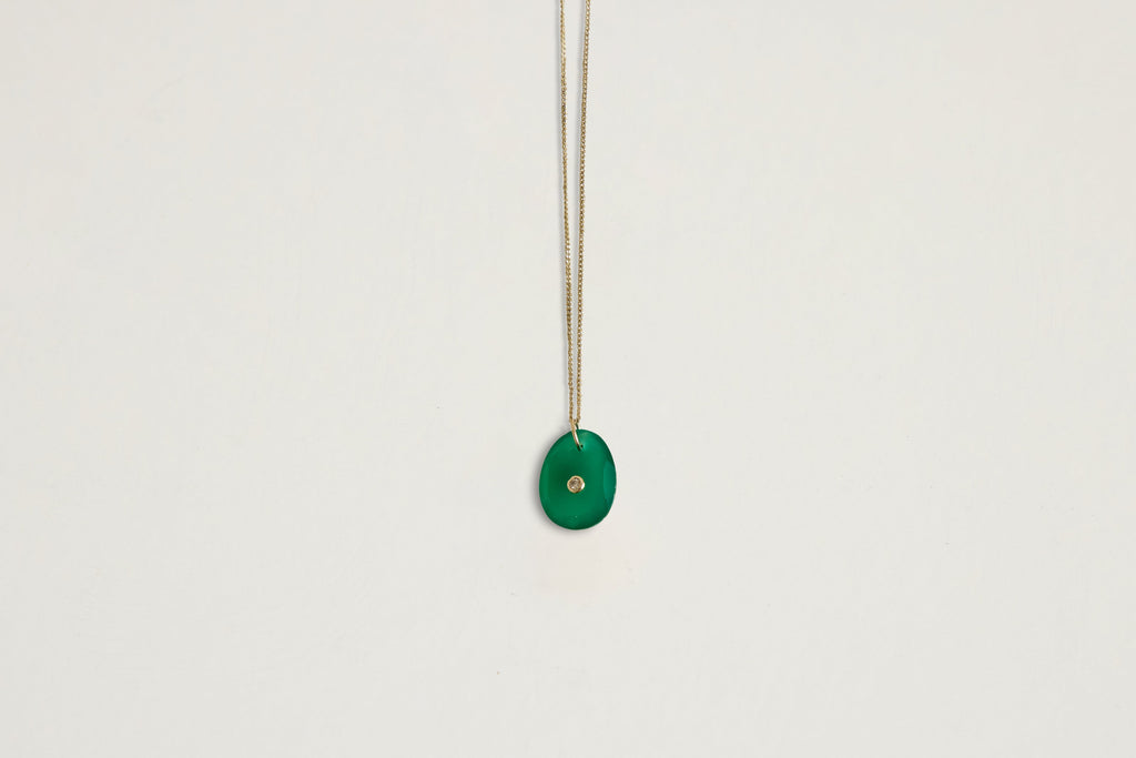 Nicky Kehoe - Orso Green Onyx Necklace