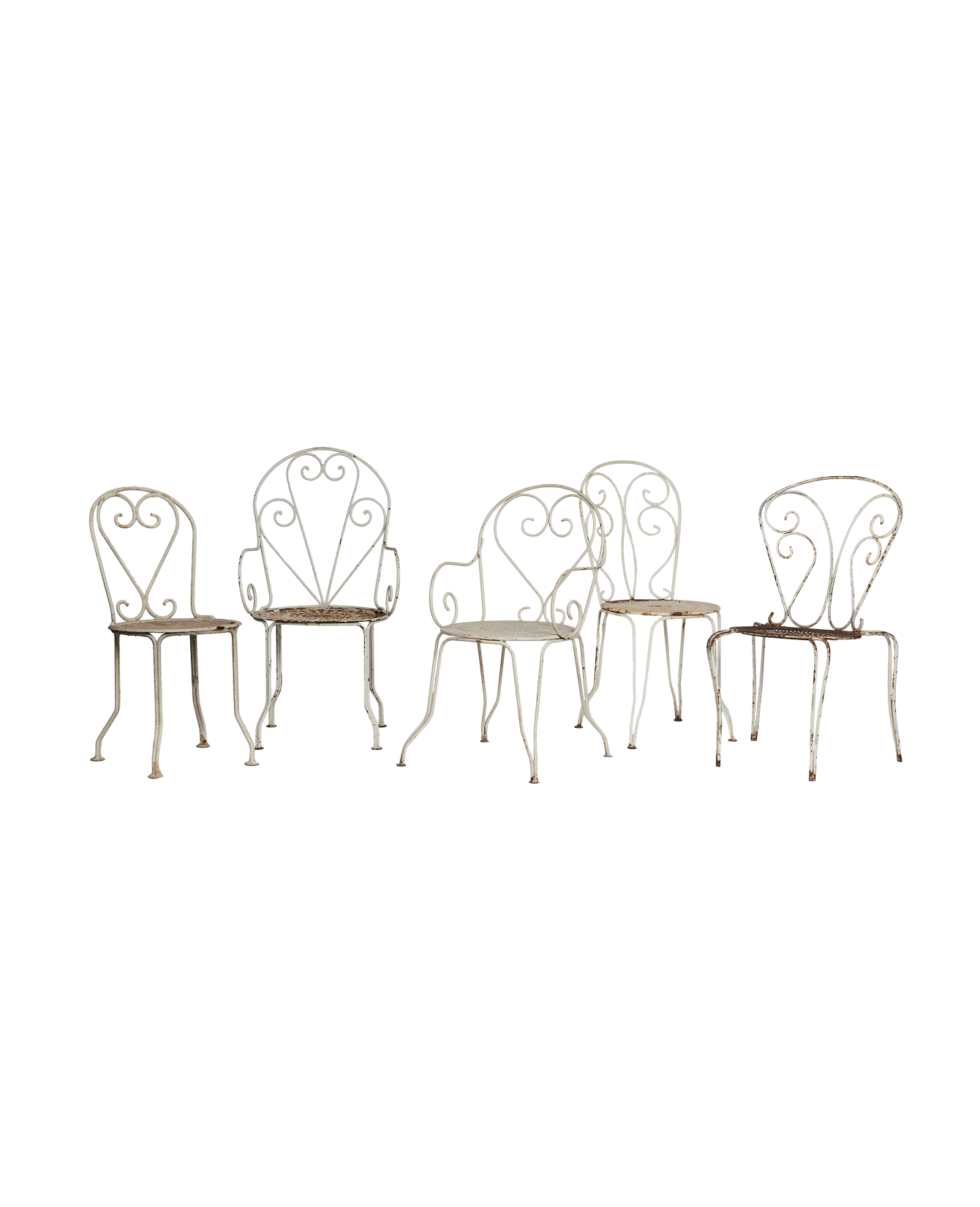 Olive Ateliers - Heart Garden Chair - White Assorted