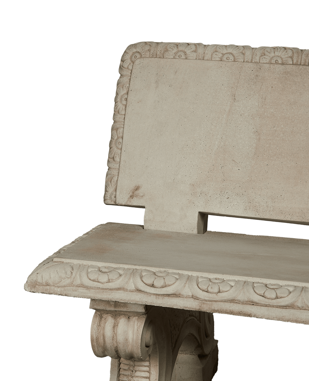 Olive Ateliers - Cast Stone Park Bench