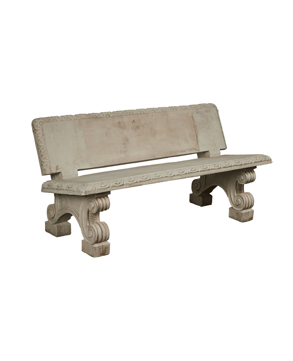 Olive Ateliers - Cast Stone Park Bench
