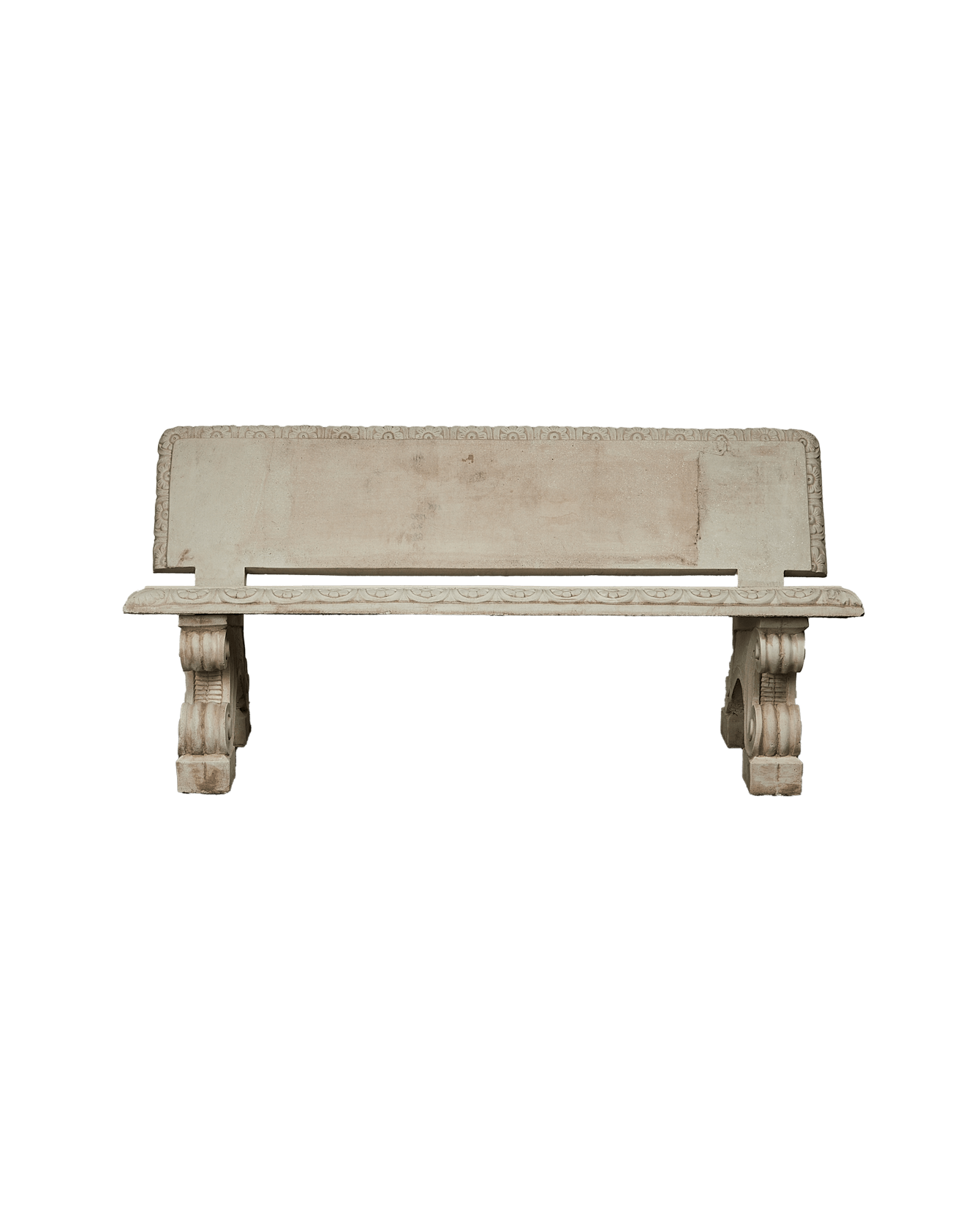Olive Ateliers - Cast Stone Park Bench