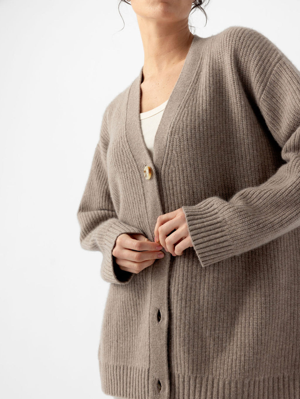 Cozy Earth - Oversized Sunday Cashmere Cardigan - Wholesale